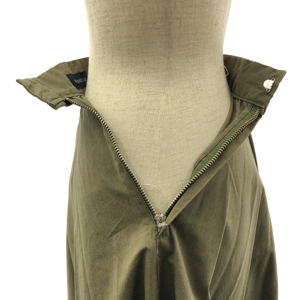 MADISON BLUE / 매디슨 블루 | 2023SS | TUCK CIRCULAR SK WASHED OUT / 인사이드 아웃 백 Zip 스커트 | 01 (S) |