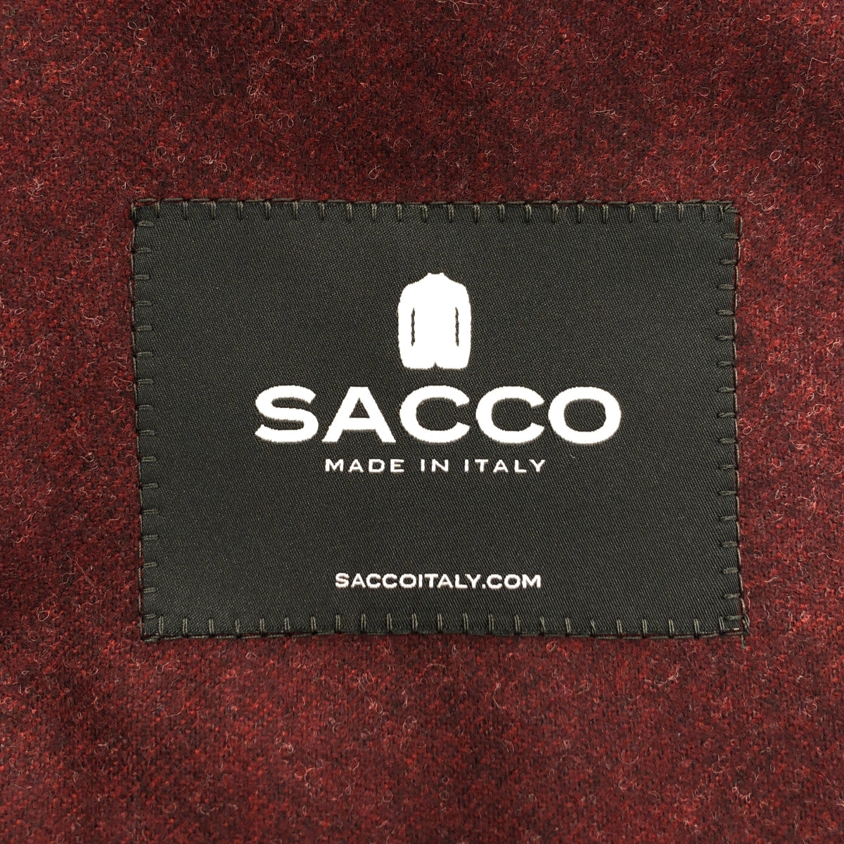 SACCO / 자코 | 울 테일러드 재킷 | 48 | 부르고뉴 | 남성