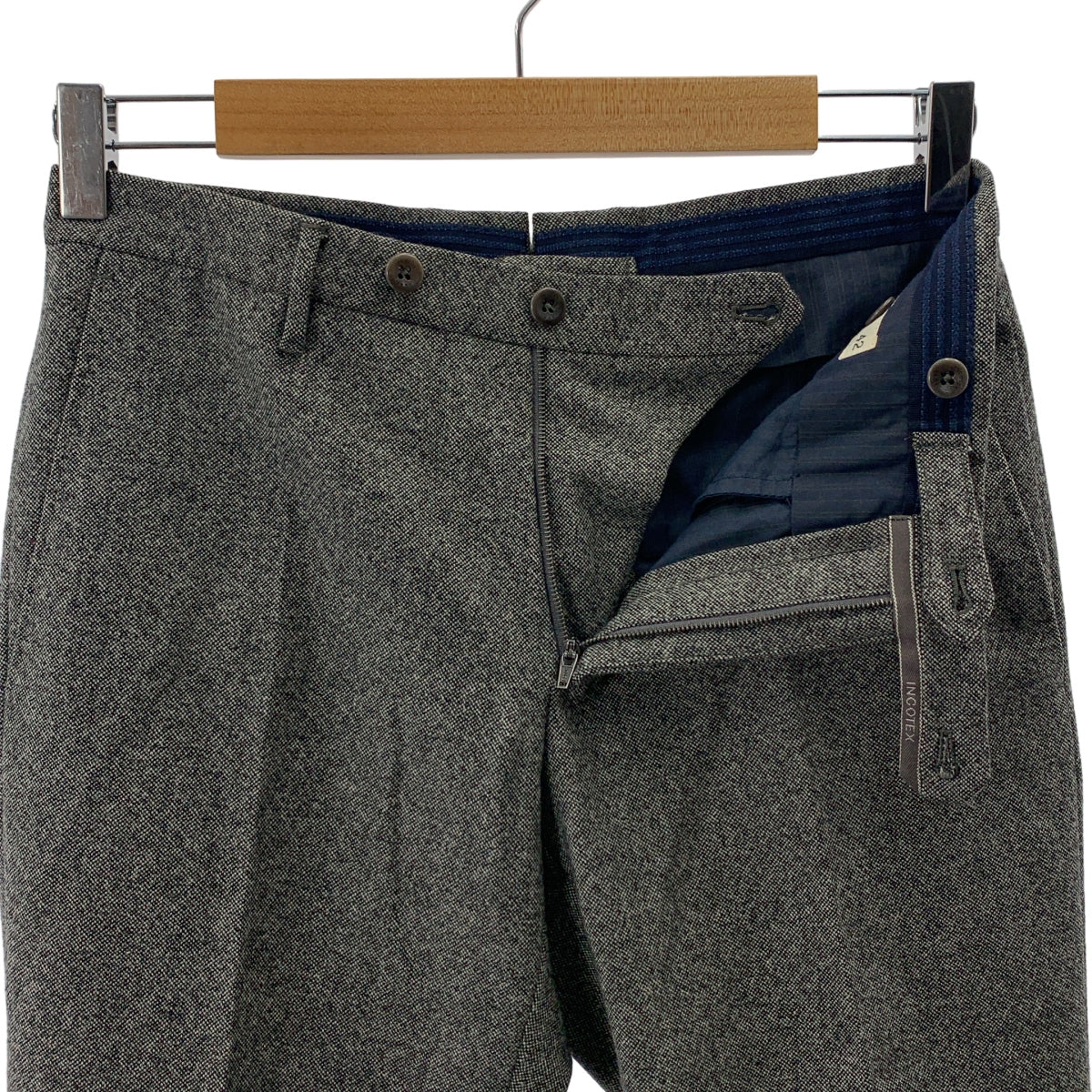 INCOTEX | 修身羊毛休閒褲 | 42碼 | 灰色 | 男款