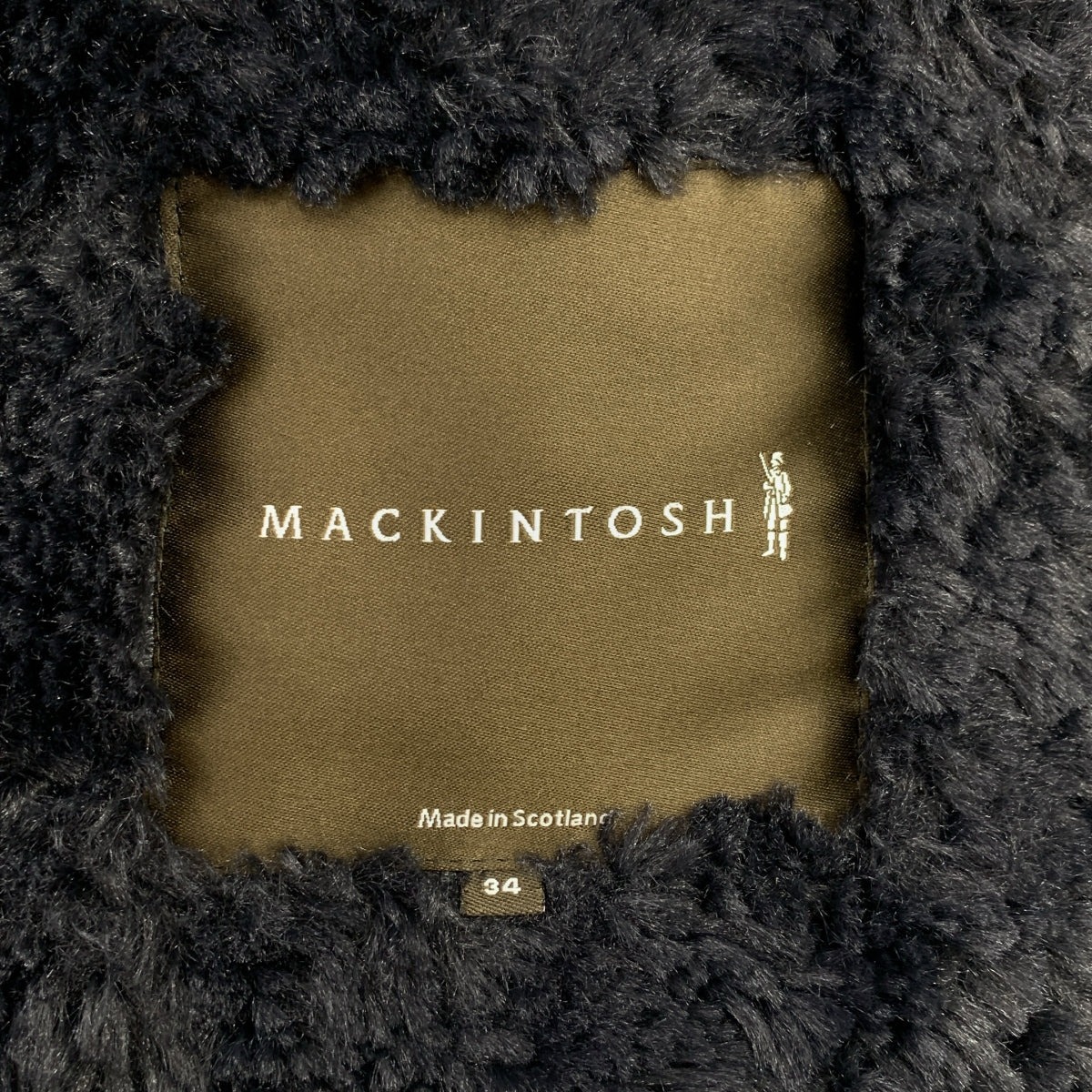 MACKINTOSH / マッキントッシュ | キルティング ロゴボタン ロングコート / ファー総裏地 | 34 | レディース
