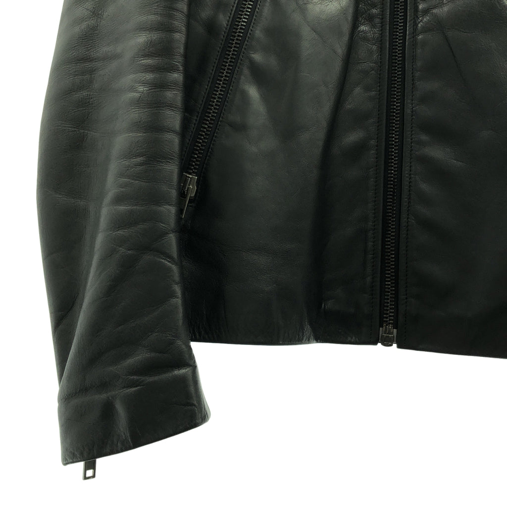 Maison Martin Margiela / 馬丁馬吉拉 | 2013AW | 5拉鍊皮革騎士外套 八字牛皮騎士外套 | 44 | 黑色 | 男款
