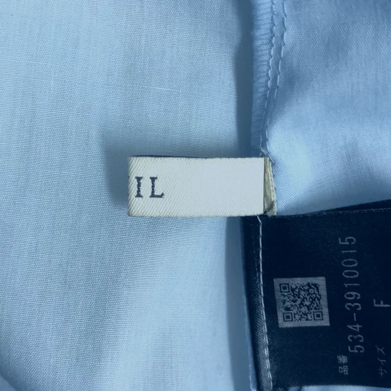 LE PHIL / ルフィル | ロゴボタン ライトタイプライターギャザーブラウス シャツ | F | レディース