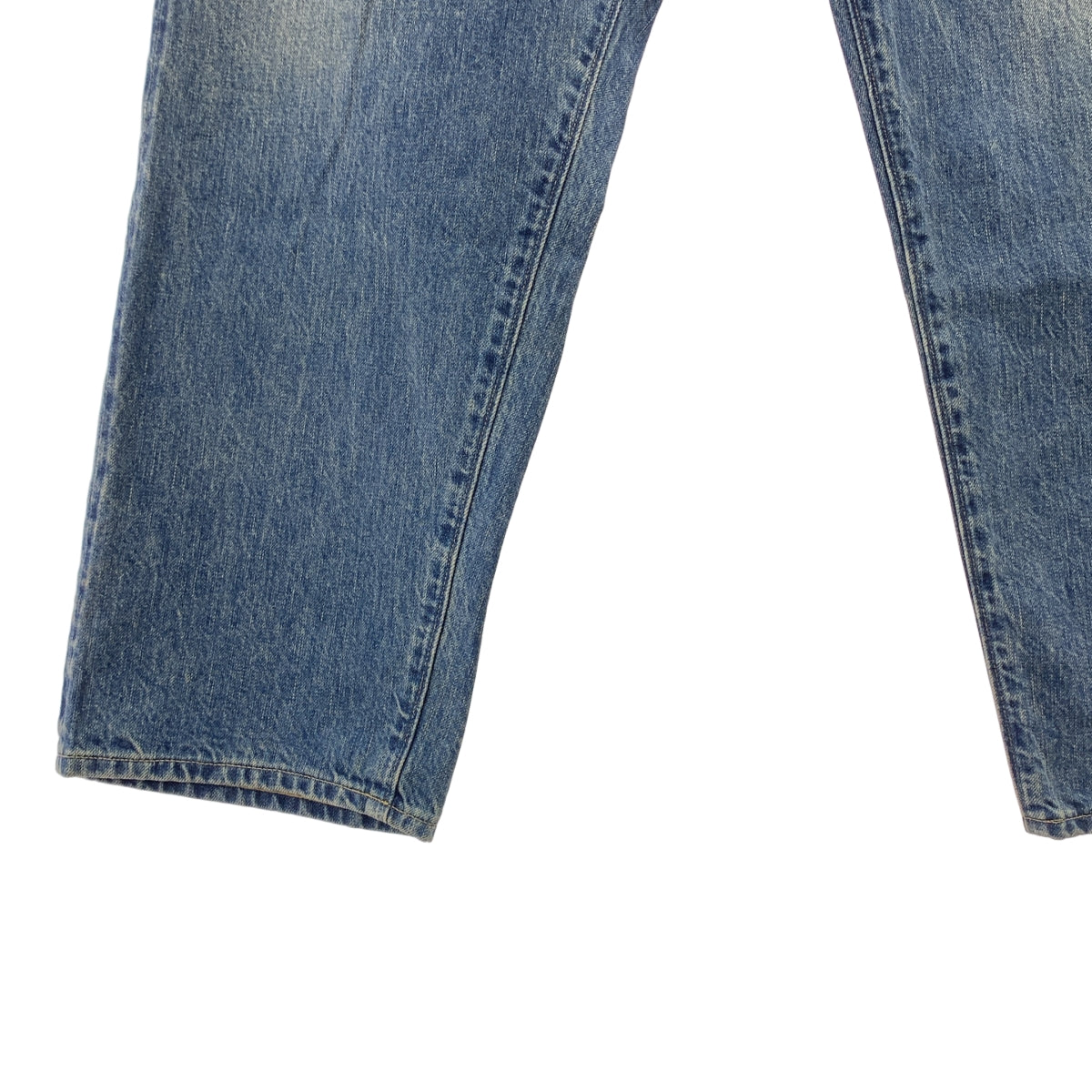 A.PRESSE / 아프레세 | 2023AW | No.22 Washed Wide Denim Pants 워시드 와이드 데님 팬츠 | 34 | 맨즈