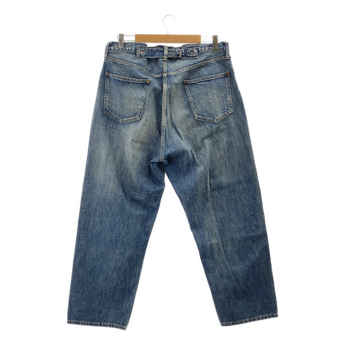 A.PRESSE / 아프레세 | 2023AW | No.22 Washed Wide Denim Pants 워시드 와이드 데님 팬츠 | 34 | 맨즈