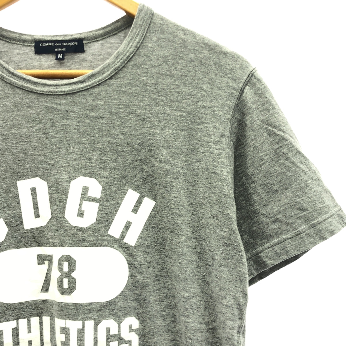COMME des GARCONS HOMME | 2009SS | College logo print cotton T-shirt | M | Men's