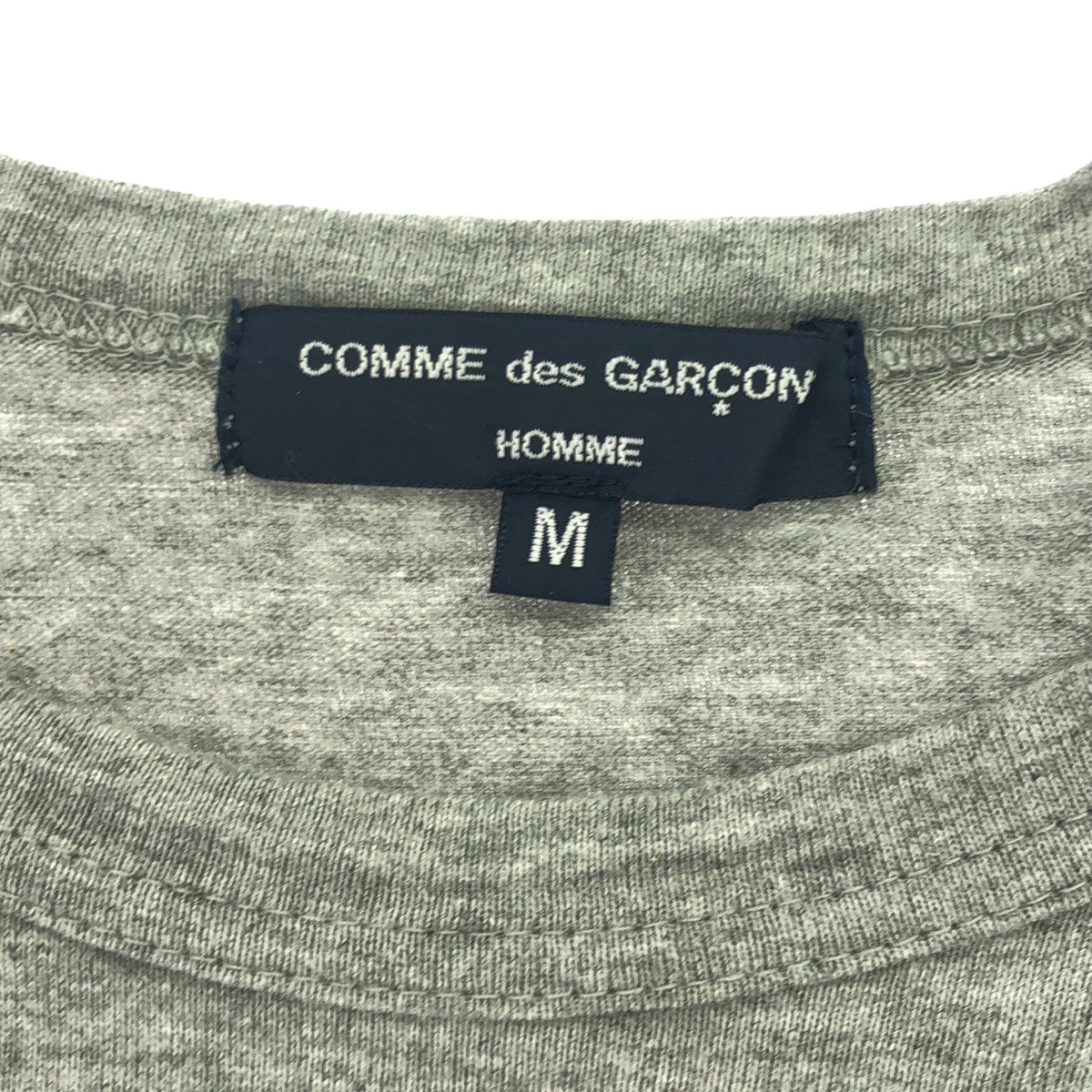 COMME des GARCONS HOMME | 2009SS | College logo print cotton T-shirt | M | Men's