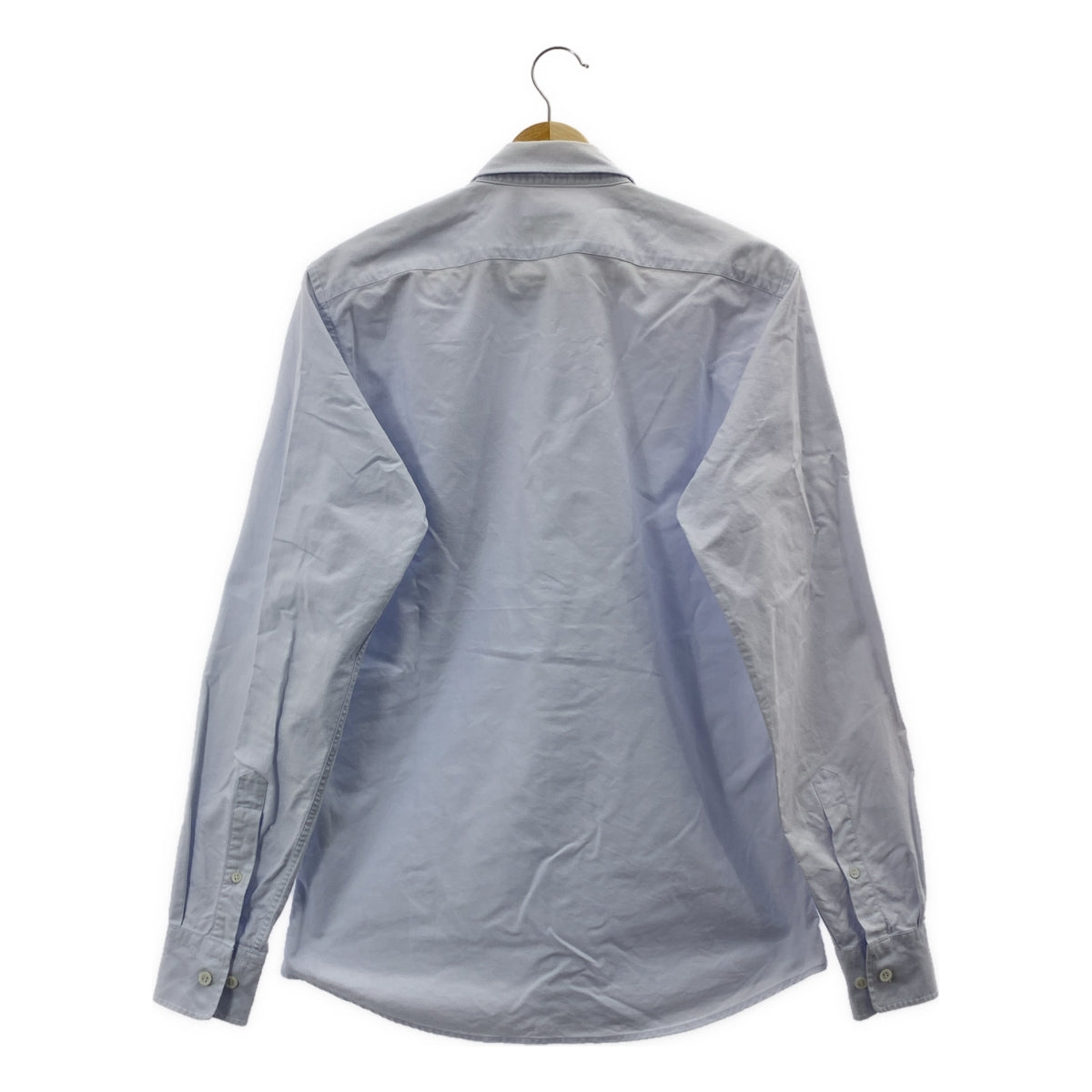 MAISON KITSUNE / メゾンキツネ | ワンポイント ロゴ ボタンダウンシャツ | 38 | ライトブルー | メンズ