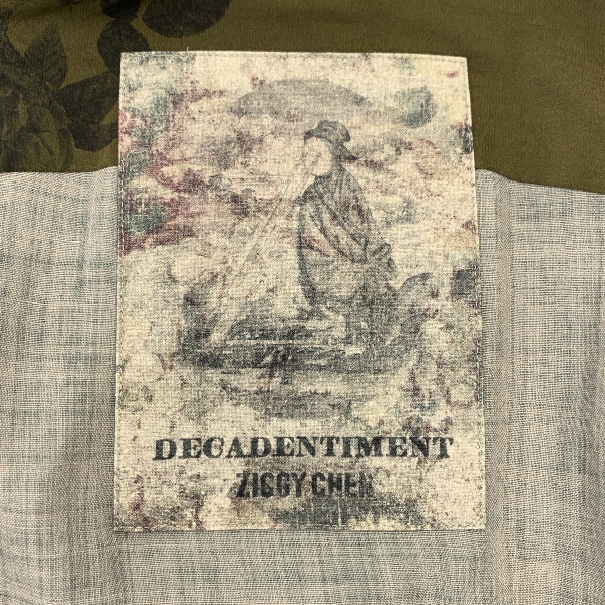 ziggy chen / 지기첸 | 2024AW | Asymmetric Pleated Shirt 울 비대칭 주름 밴드 컬러 셔츠 | 48 |