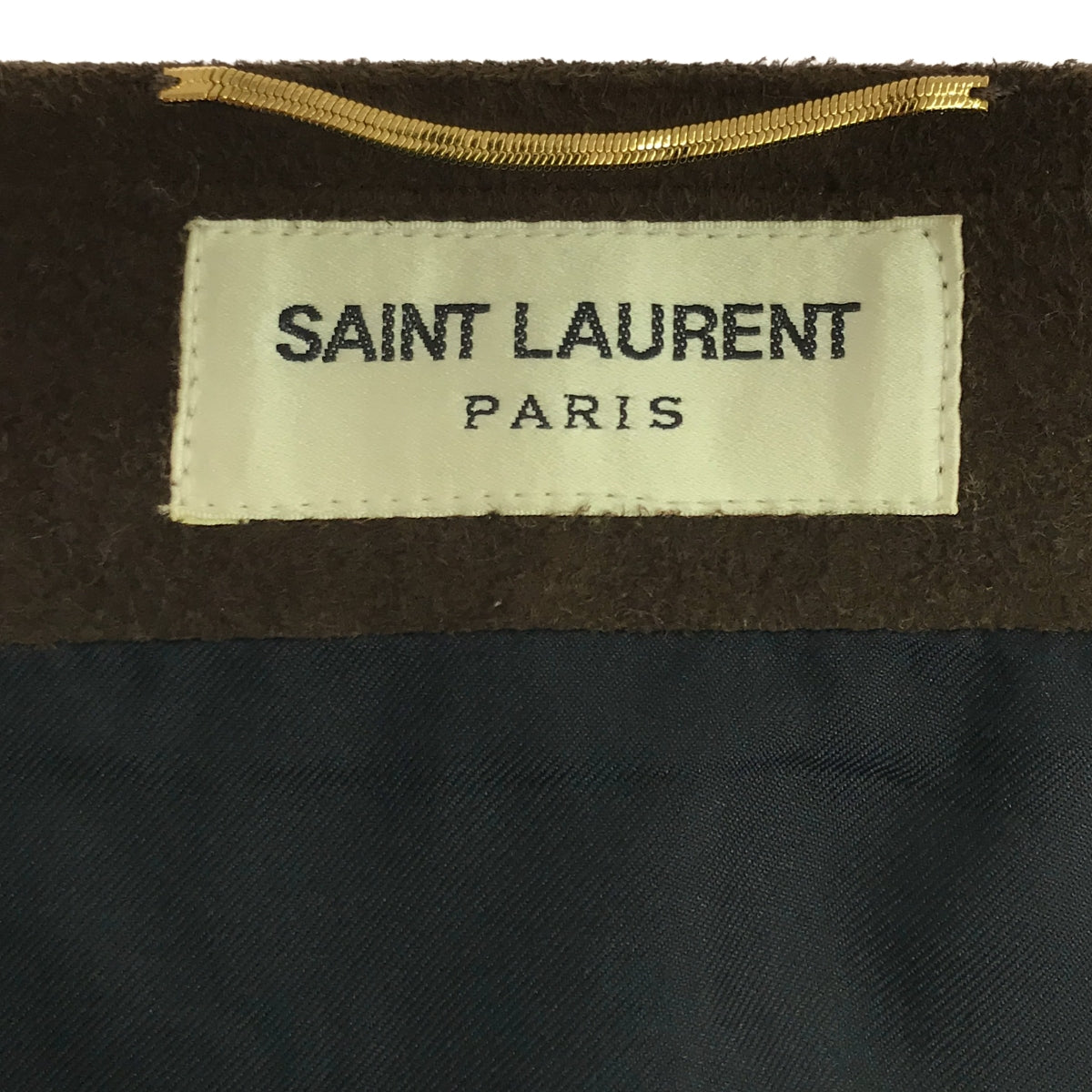 SAINT LAURENT PARIS / サンローランパリ | エディスリマン期 ゴートスエード レザー ティアードスカート | 36 | ブラウン | レディース