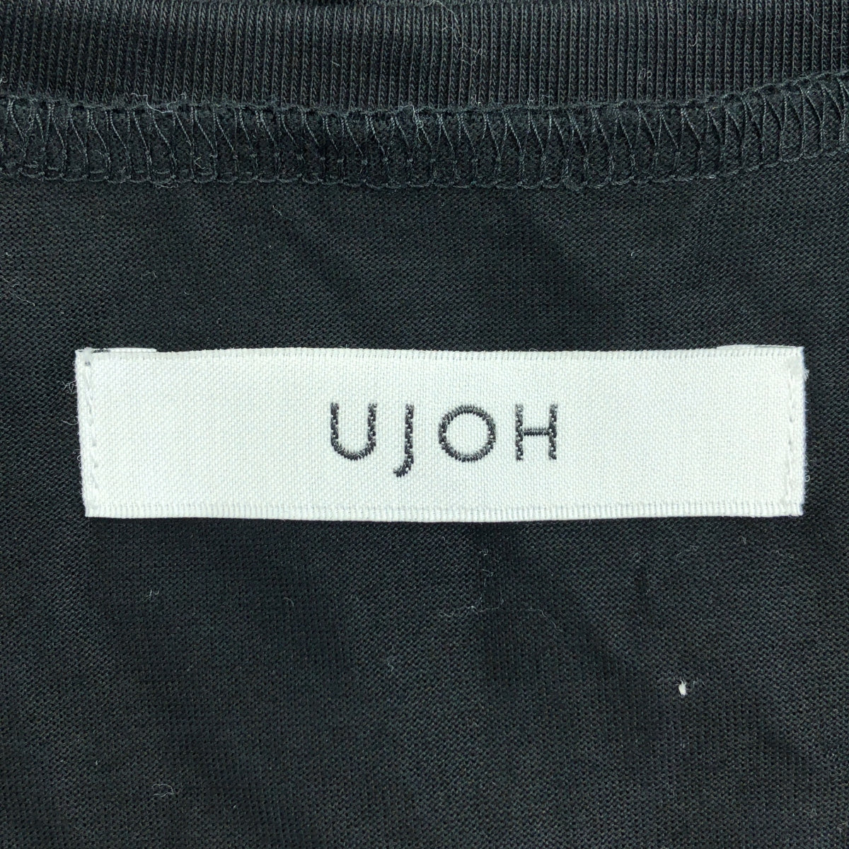 【美品】  UJOH / ウジョー | コットン アシンメトリー タンクトップ | 2 | ブラック | レディース