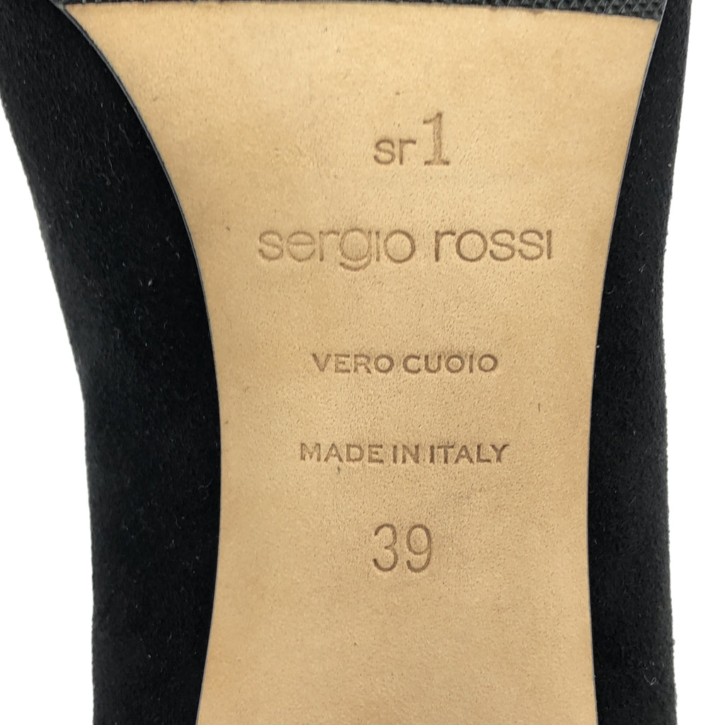 sergio rossi / Sergio Rossi | SR1 低跟絨面革高跟鞋 | 39 |