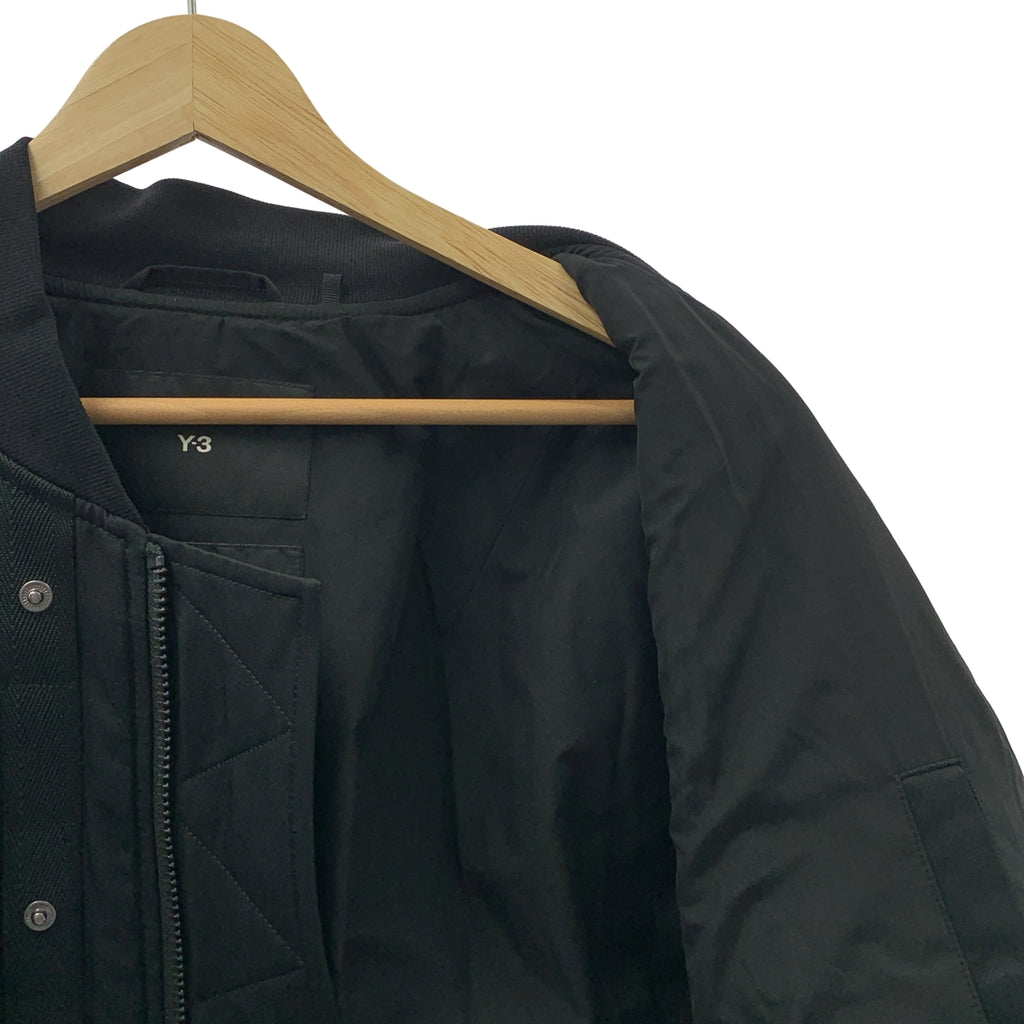 Y-3 / ワイスリー | BOMBER / オーバーシルエット ロゴジップ ボンバージャケット ブルゾン | XS | メンズ