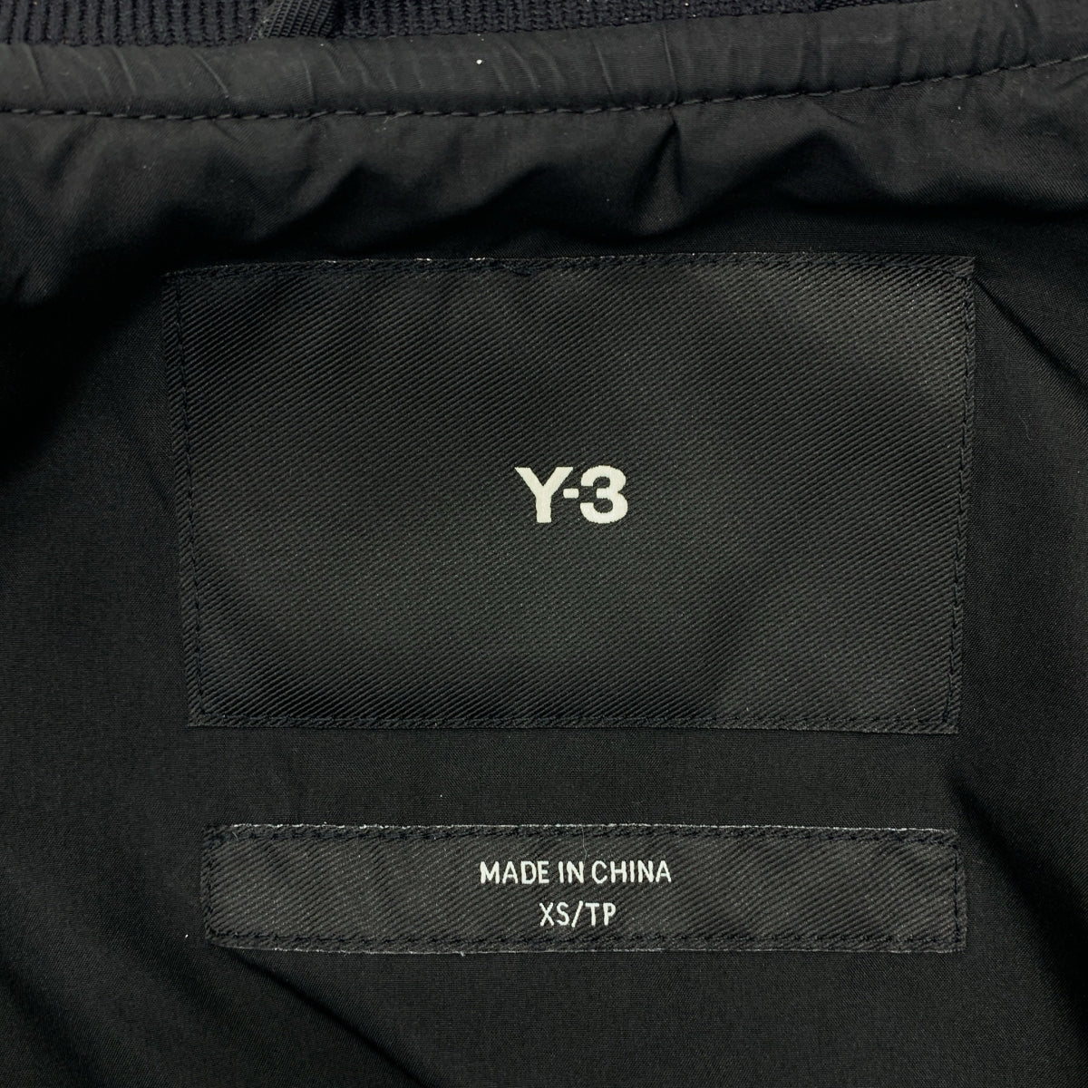 Y-3 / ワイスリー | BOMBER / オーバーシルエット ロゴジップ ボンバージャケット ブルゾン | XS | メンズ