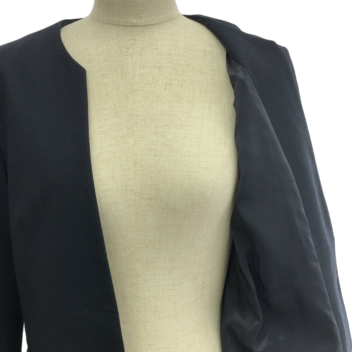 UNITED ARROWS green label relaxing / ユナイテッド アローズ グリーン レーベル リラクシング | D キーネック ジャケット | 40 | ネイビー | レディース