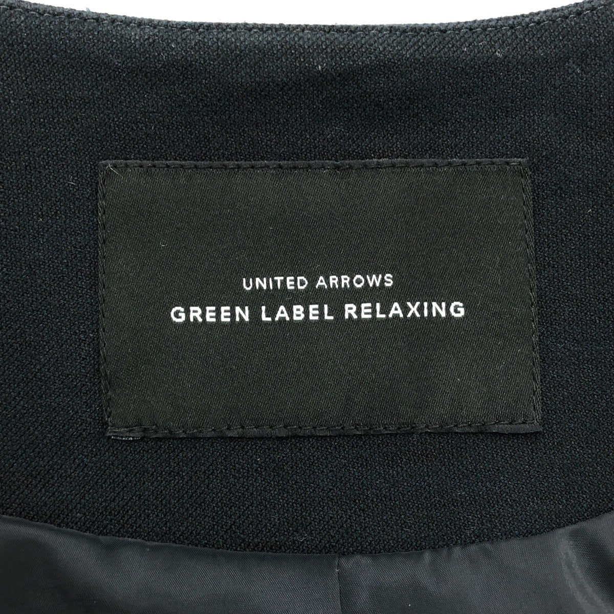 UNITED ARROWS green label relaxing / ユナイテッド アローズ グリーン レーベル リラクシング | D キーネック ジャケット | 40 | ネイビー | レディース