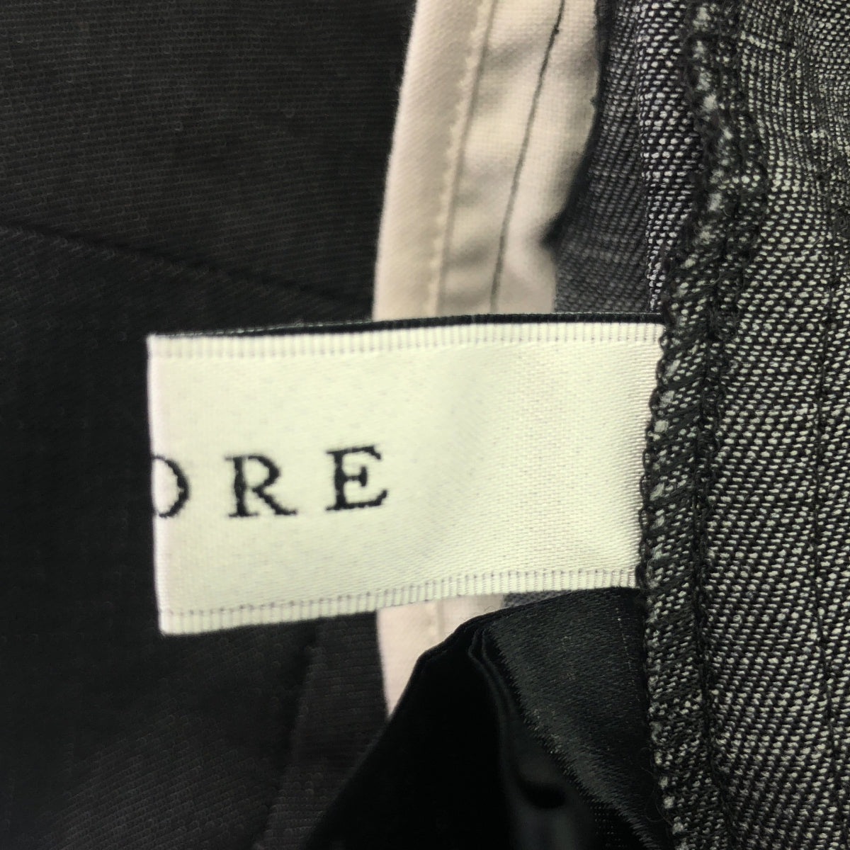 ADORE / アドーア | タック スラックス パンツ | ブラック | レディース