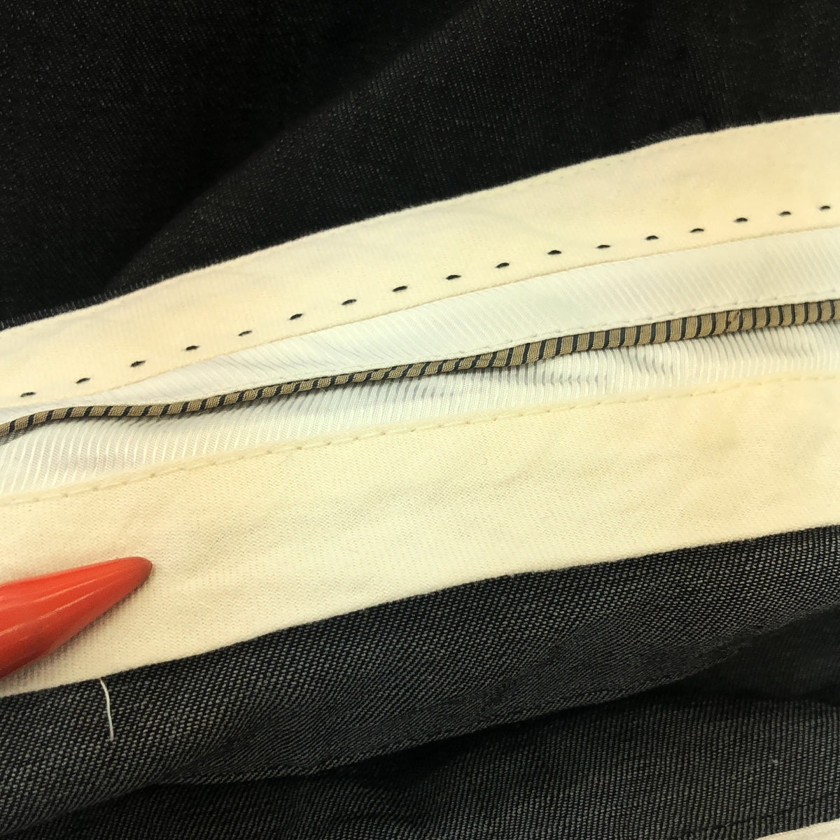 ADORE / アドーア | タック スラックス パンツ | ブラック | レディース