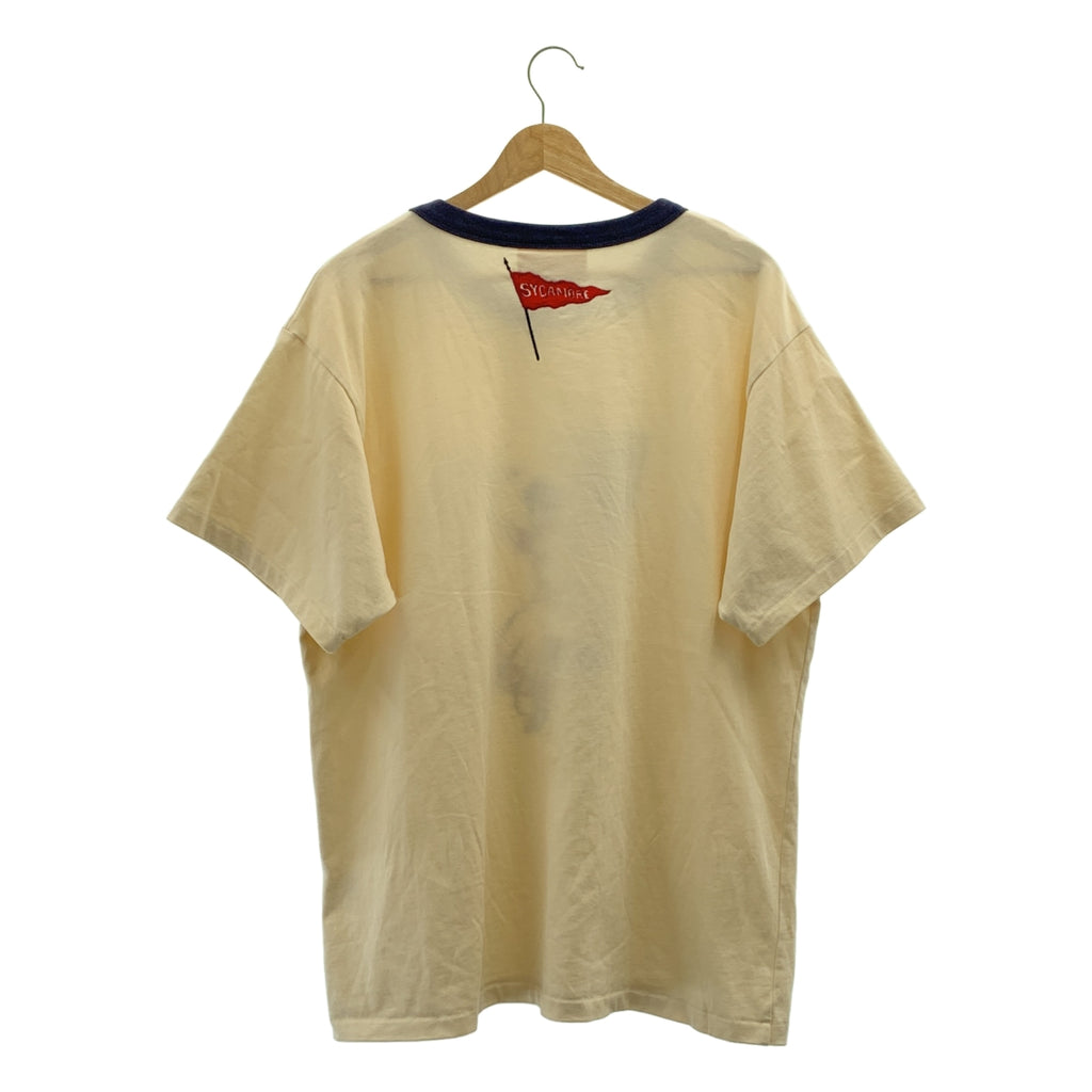 SAMUEL ZELIG / サミュエルゼリグ | 2025AW | VARSITY TEE 刺しゅう リンガーTシャツ | L | メンズ