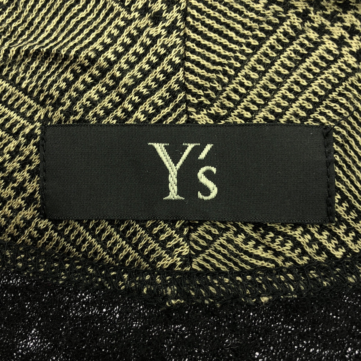 Y's / 와이즈 요우지 야마모토 | WOOL FELT SHIRT 체크 셔츠 | 2 | 블랙 / 브라운 | 여성