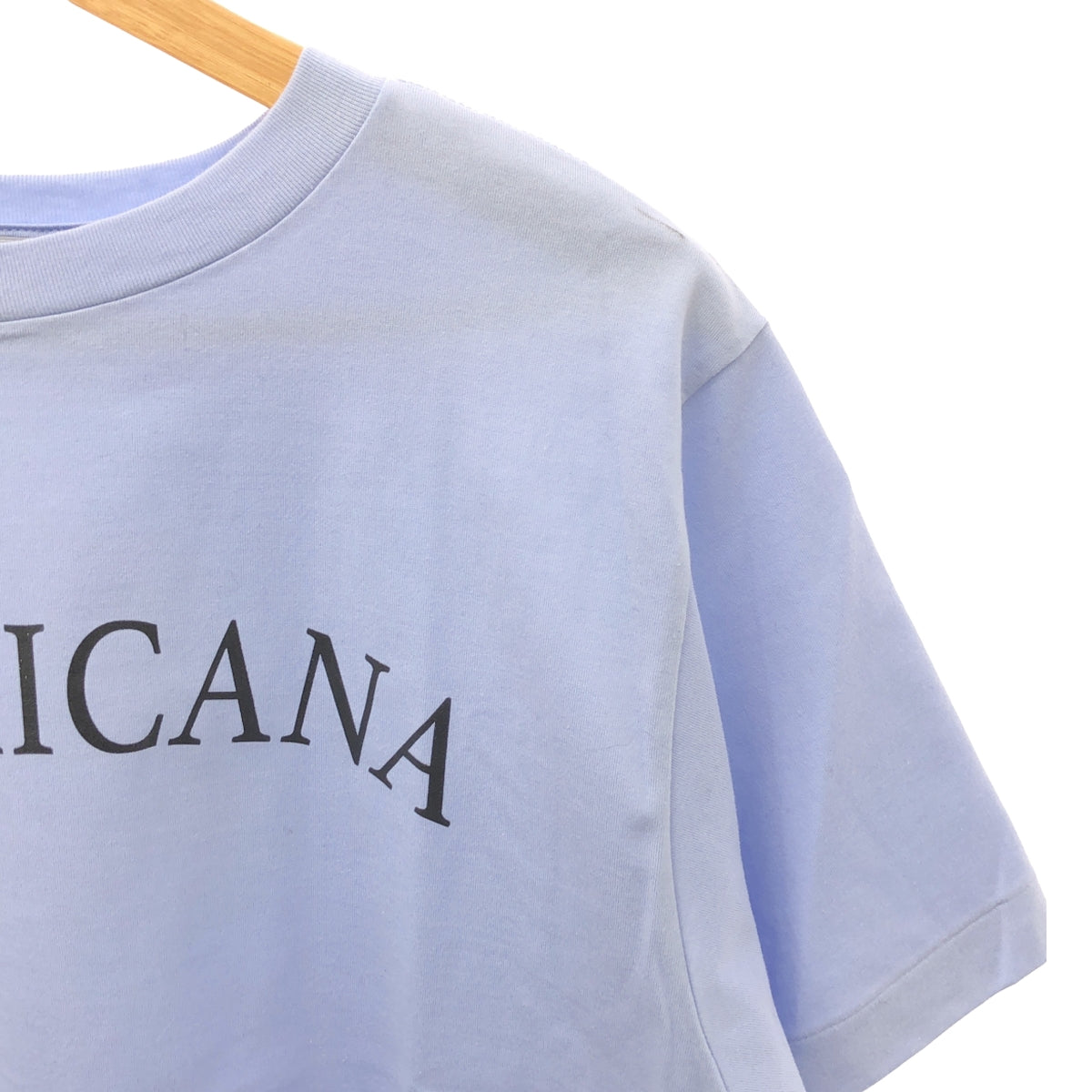 【新品】  Americana / アメリカーナ | 2023SS | AP STUDIO 別注 AMERICANA arche logo Tシャツ | F | ブルー | レディース