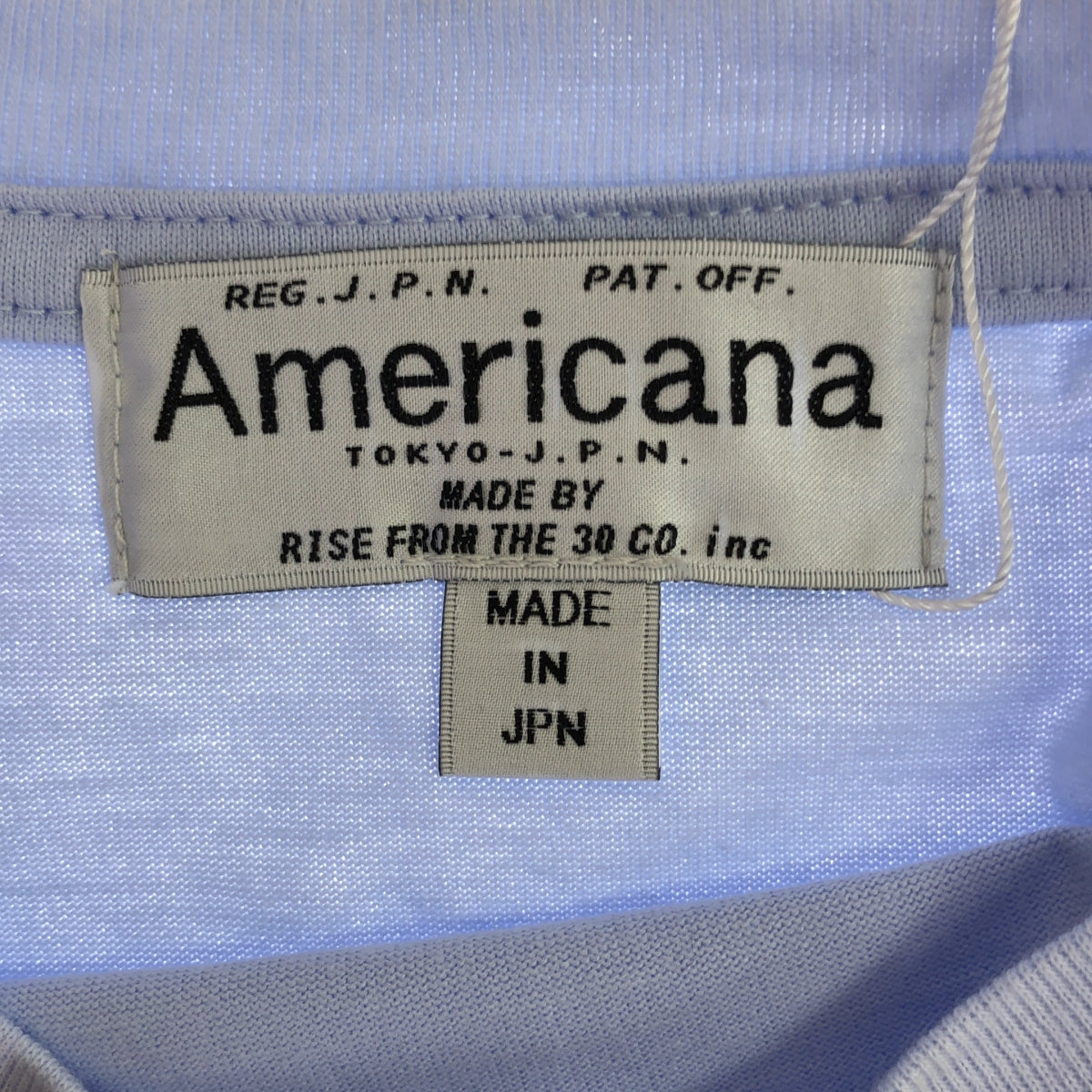 【新品】  Americana / アメリカーナ | 2023SS | AP STUDIO 別注 AMERICANA arche logo Tシャツ | F | ブルー | レディース