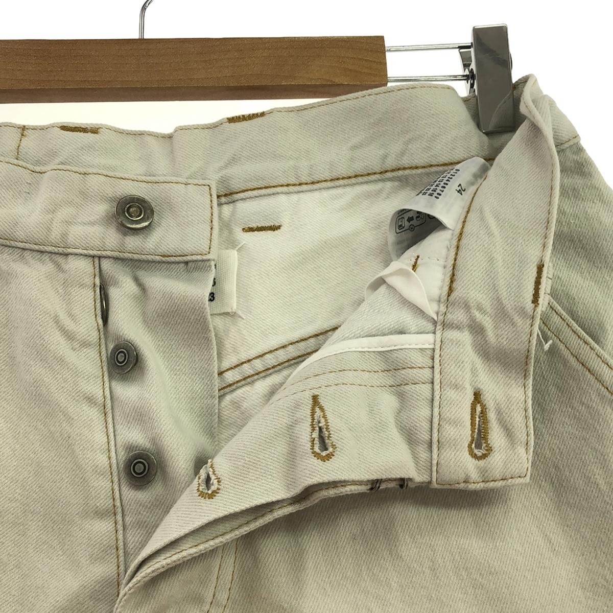 Maison Margiela / 메종 마르젤라 | 2023SS | 와이드 페인터 데님 바지 | 24 | 아이보리 | 여성