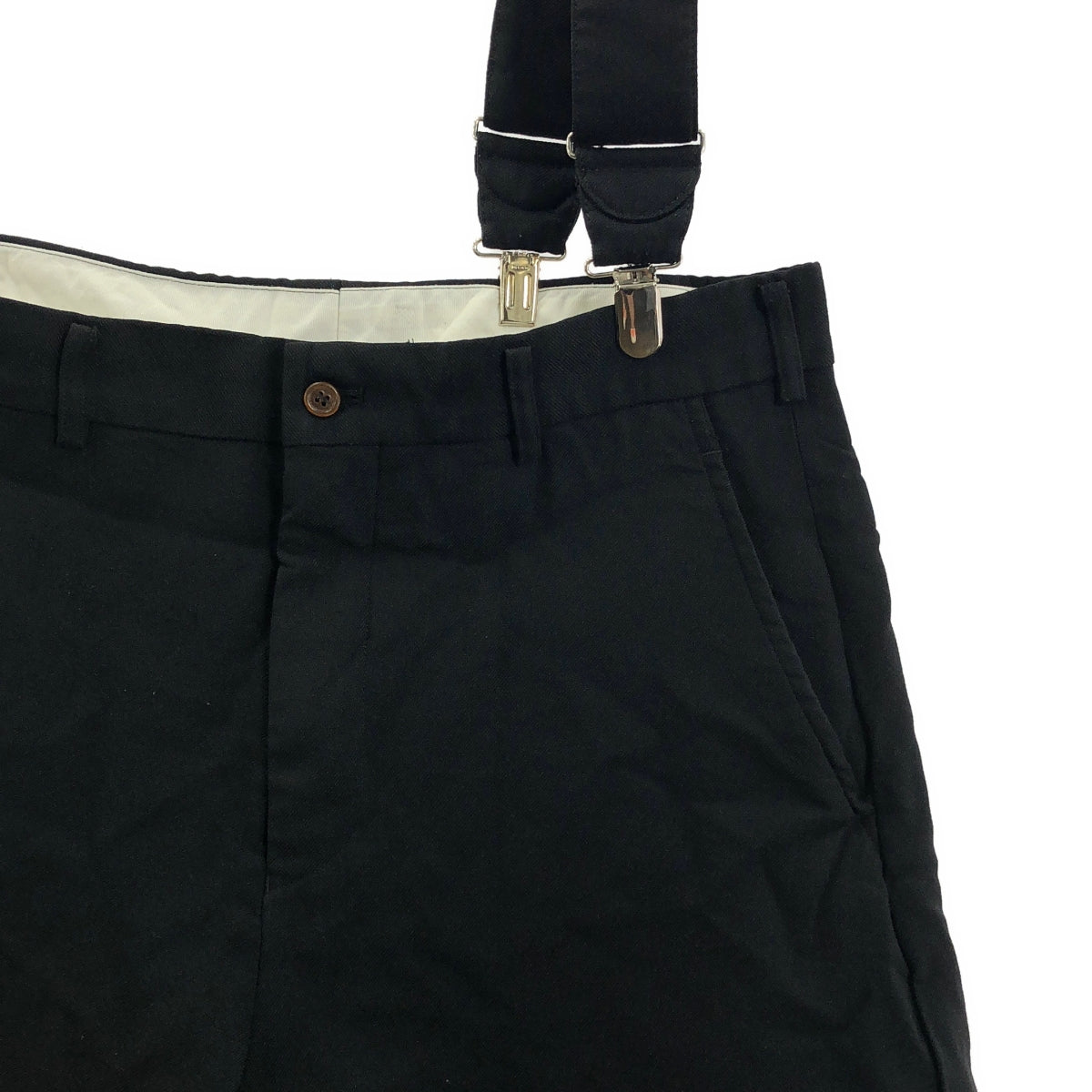 COMME des GARÇONS HOMME PLUS | 2021 春夏 |毛氈不對稱短褲 | XS |男士