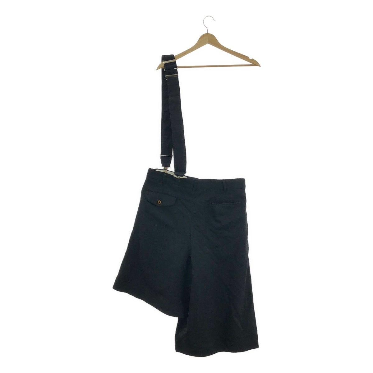 COMME des GARÇONS HOMME PLUS | 2021 春夏 |毛氈不對稱短褲 | XS |男士