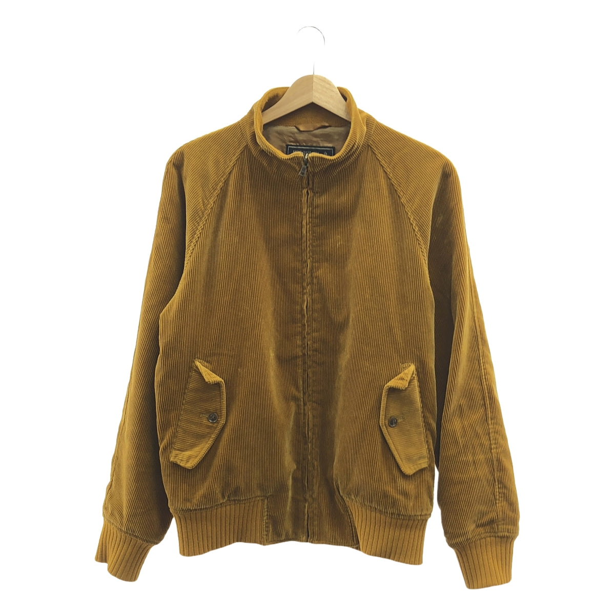 HYSTERIC GLAMOUR / ヒステリックグラマー | 2017AW | スタンドカラーラグランJK コーデュロイ ジップ ブルゾン | M | マスタード | メンズ