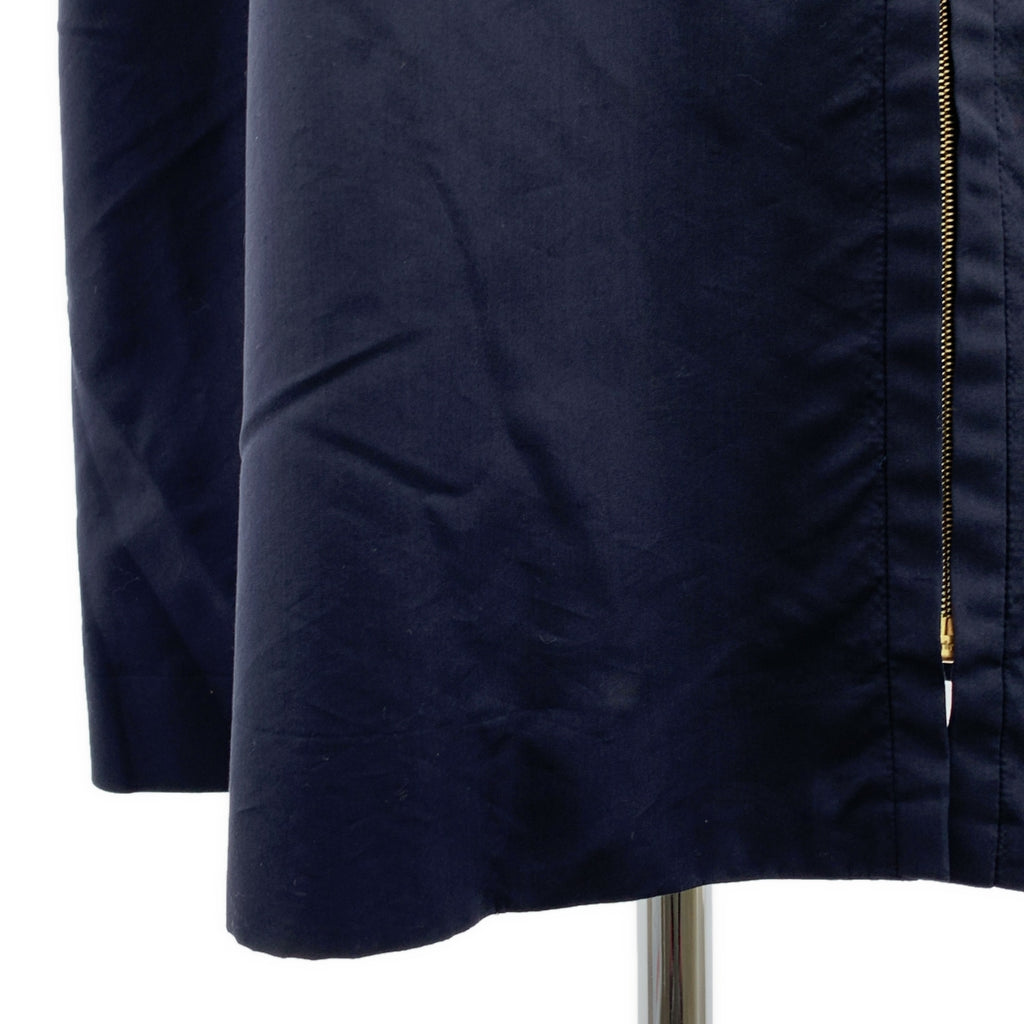 BLAMINK / ブラミンク | R C/S HOOD CT コットン シルク ギャザー フーデッド コート | 36 | レディース