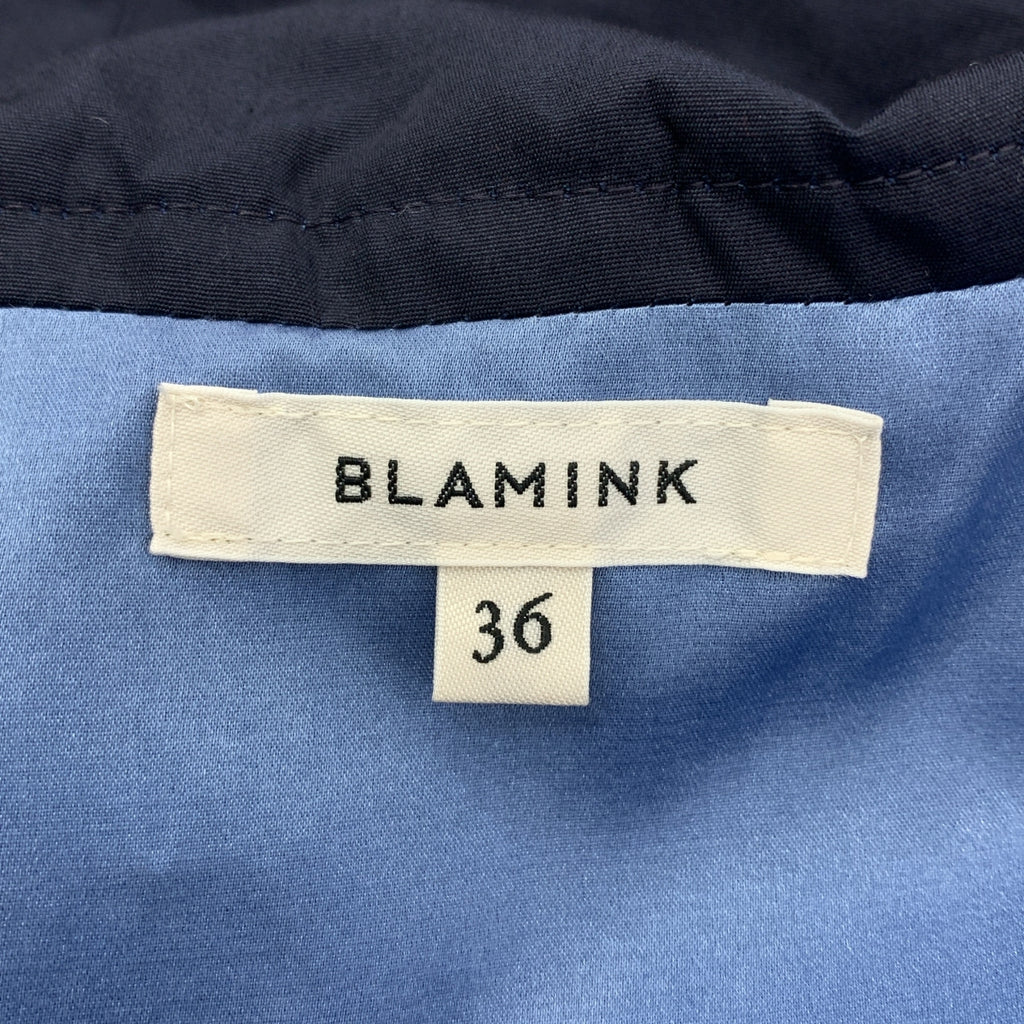 BLAMINK / ブラミンク | R C/S HOOD CT コットン シルク ギャザー フーデッド コート | 36 | レディース