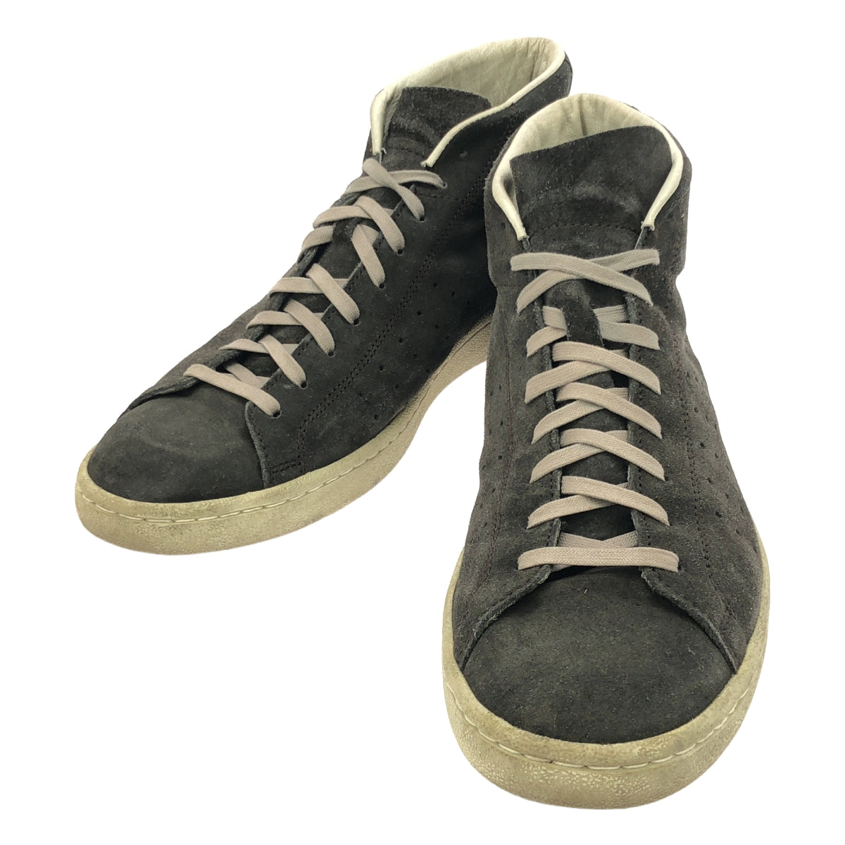 PATRICK / 패트릭 | PUNCH 스웨이드 하이 컷 운동화 | 41 | 차콜 블랙 | 남성