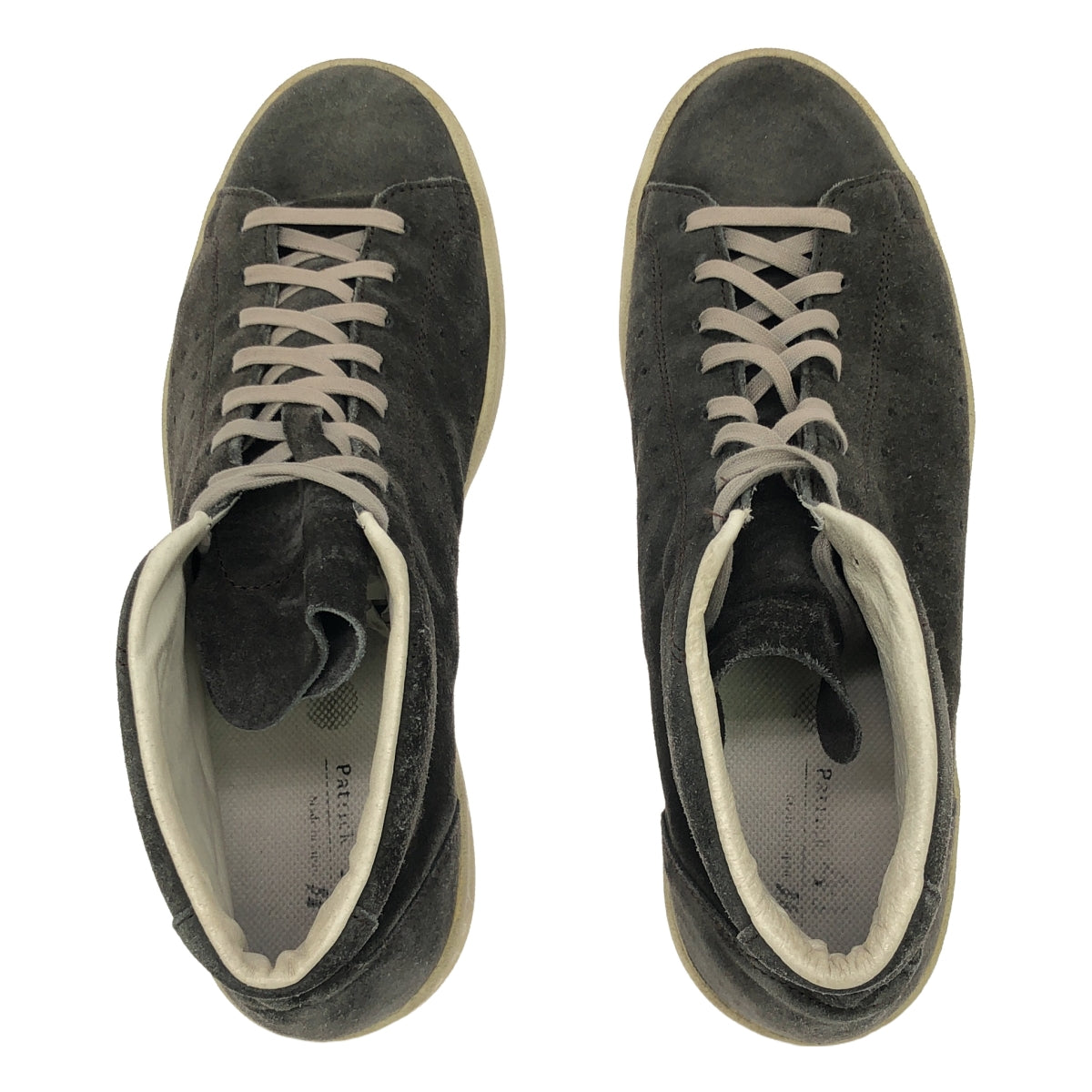 PATRICK / 패트릭 | PUNCH 스웨이드 하이 컷 운동화 | 41 | 차콜 블랙 | 남성