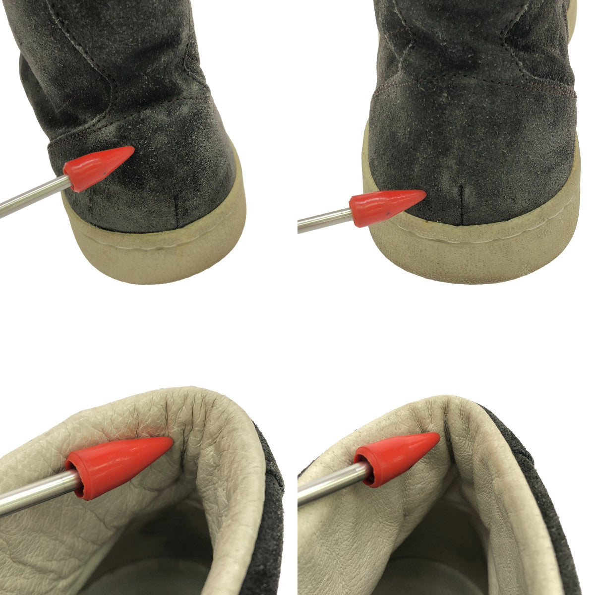 PATRICK / 패트릭 | PUNCH 스웨이드 하이 컷 운동화 | 41 | 차콜 블랙 | 남성