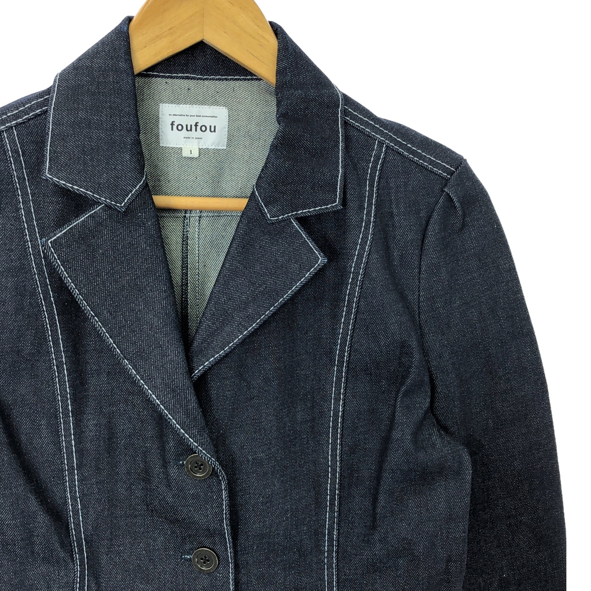 foufou / foufou | 2023SS | denim classical jacket | 1 | Women's