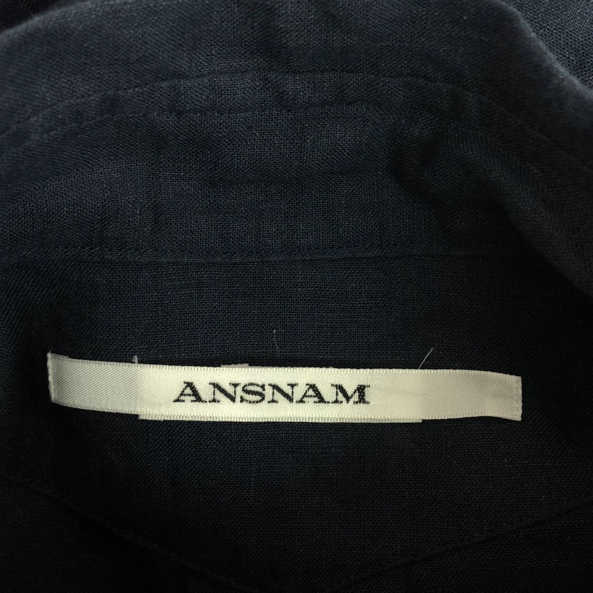 ANSNAM | Linen shirt | Navy | Men's