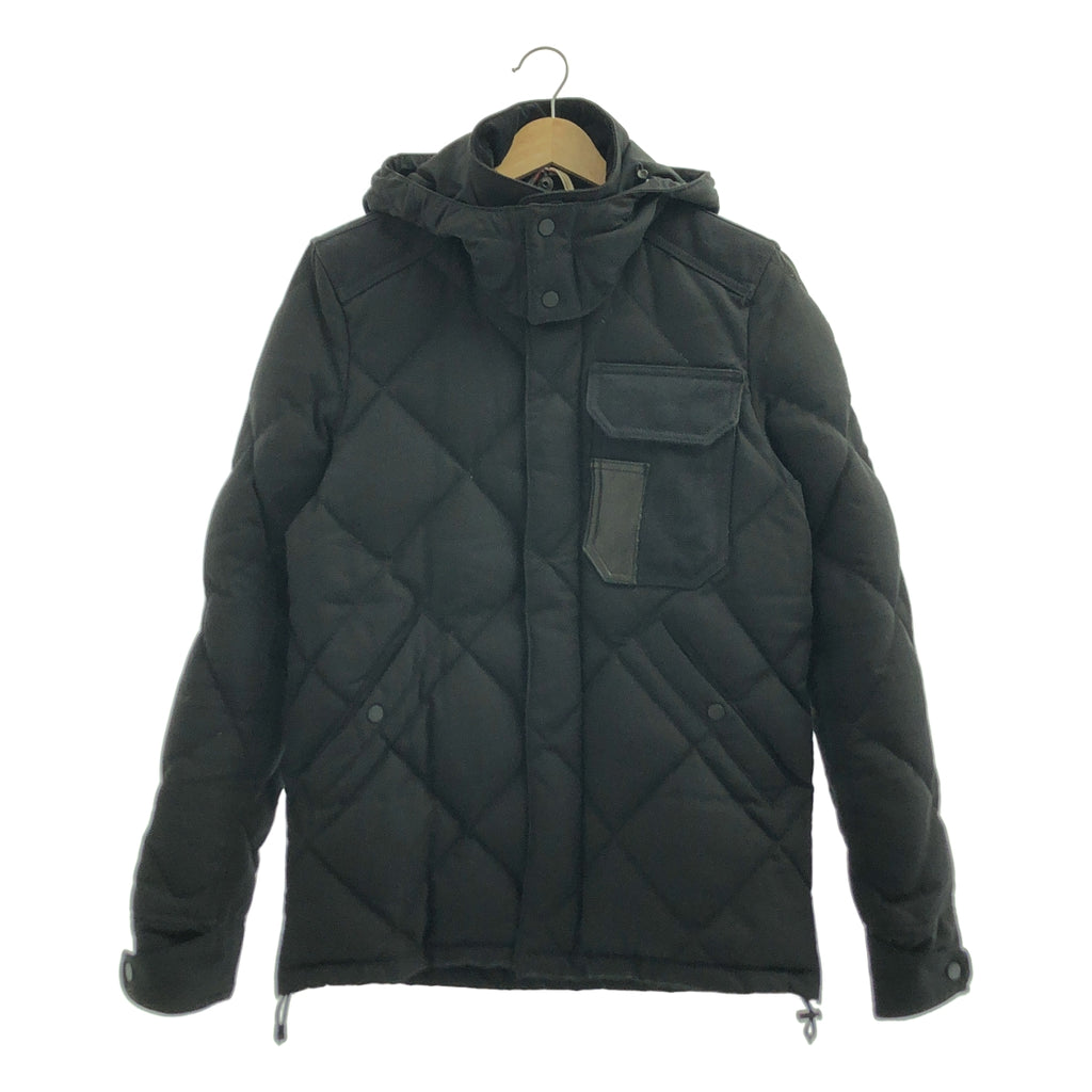 JUNYA WATANABE COMME des GARCONS MAN / ジュンヤワタナベコムデギャルソンマン | 2012AW | × DUVETICA / デュベティカ キルティング エルボーパッチ フーデッド ダウンジャケット | XS | メンズ