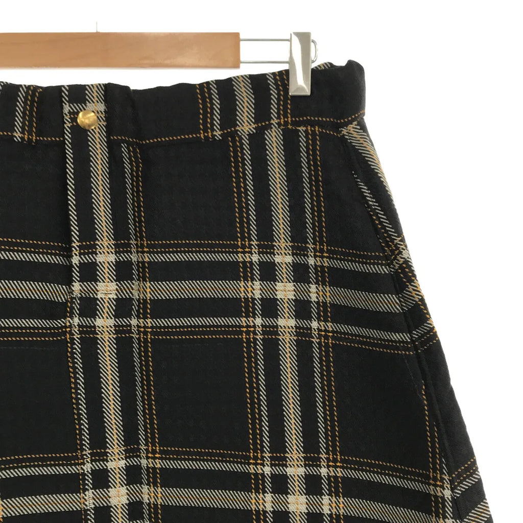 【美品】  SOFIE D'HOORE / ソフィードール | チェック 千鳥格子 ジャガード フレアスカート | 36 | マルチカラー | レディース