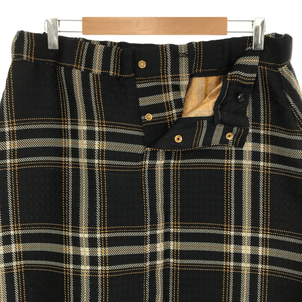 【美品】  SOFIE D'HOORE / ソフィードール | チェック 千鳥格子 ジャガード フレアスカート | 36 | マルチカラー | レディース