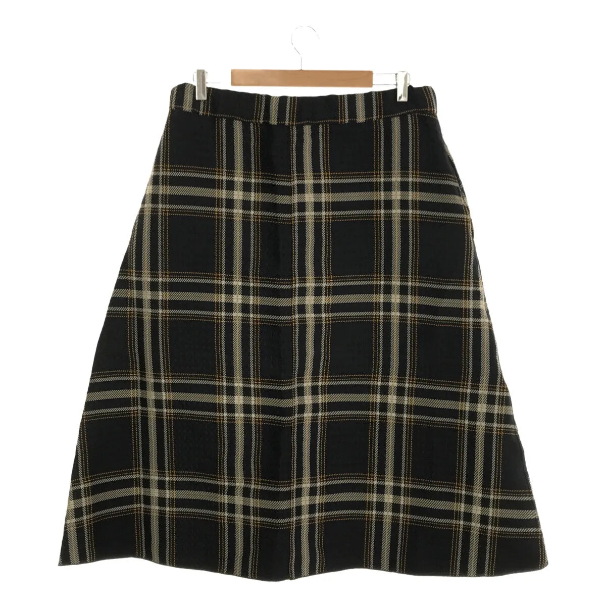 【美品】  SOFIE D'HOORE / ソフィードール | チェック 千鳥格子 ジャガード フレアスカート | 36 | マルチカラー | レディース