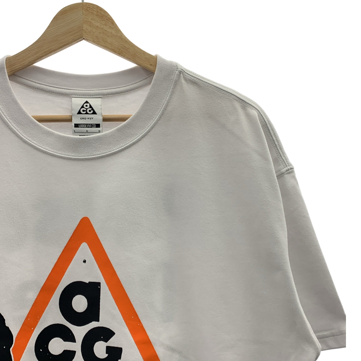 [狀況極佳] NIKE ACG | 2024 秋冬 | NRG DF OC Dog SLE 短袖 T 卹 Dri-FIT 印花 T 卹 | L 碼 | 白色 | 男款