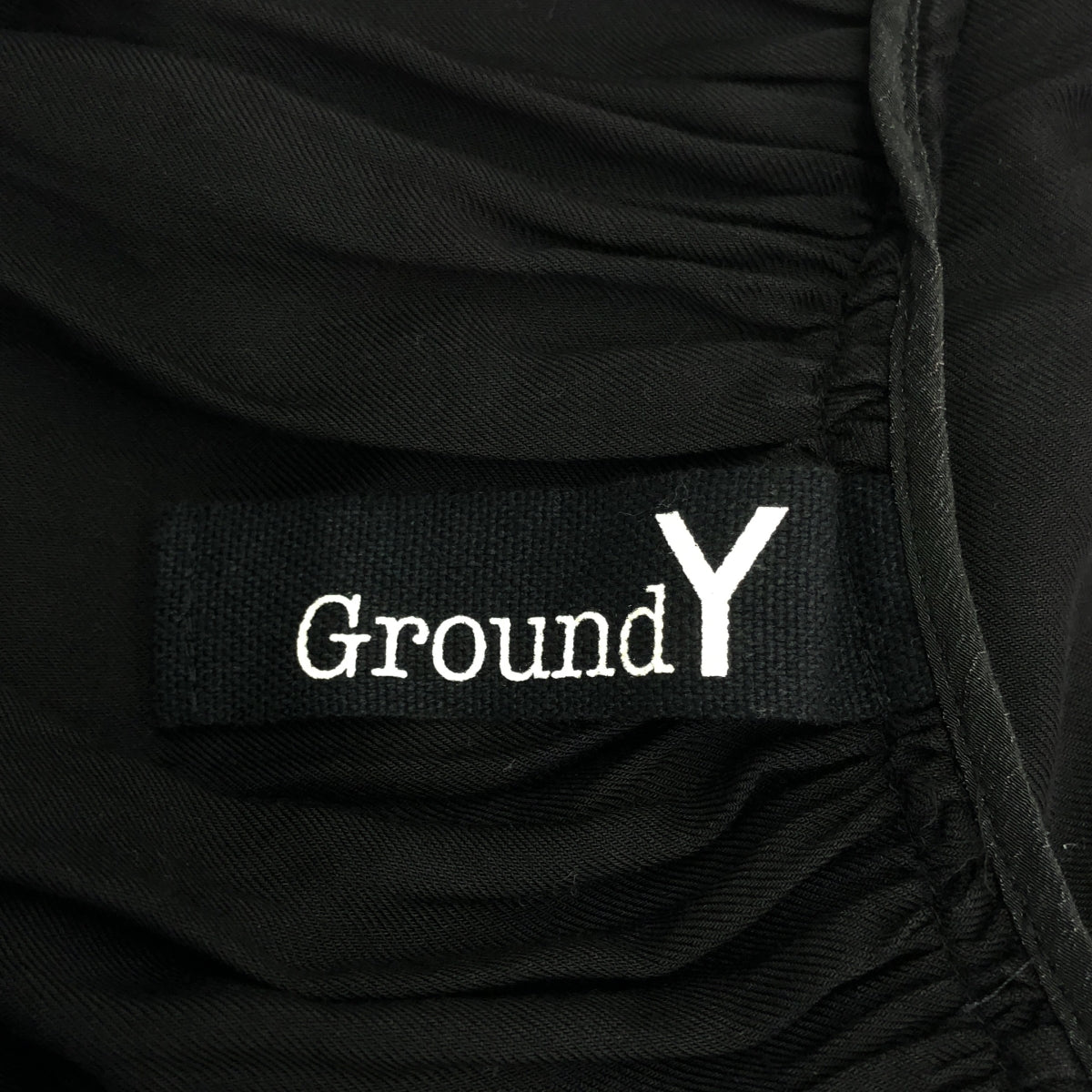 Ground Y / グラウンドワイ | テンセル バックギャザー ボリューム オーバー ワンピース | 1 | ブラック | レディース