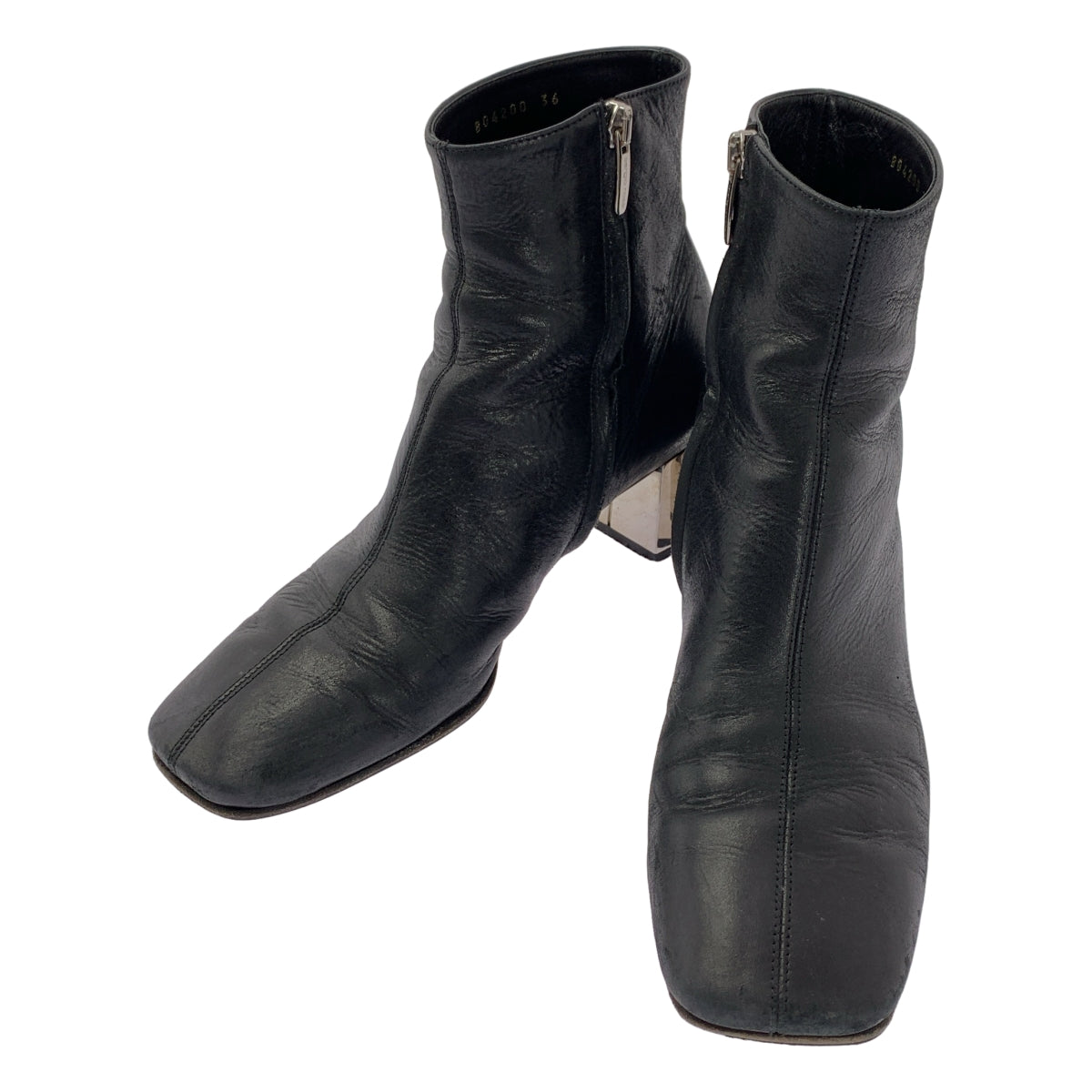 Sergio Rossi 方頭金屬跟靴 | 36碼 | 女款