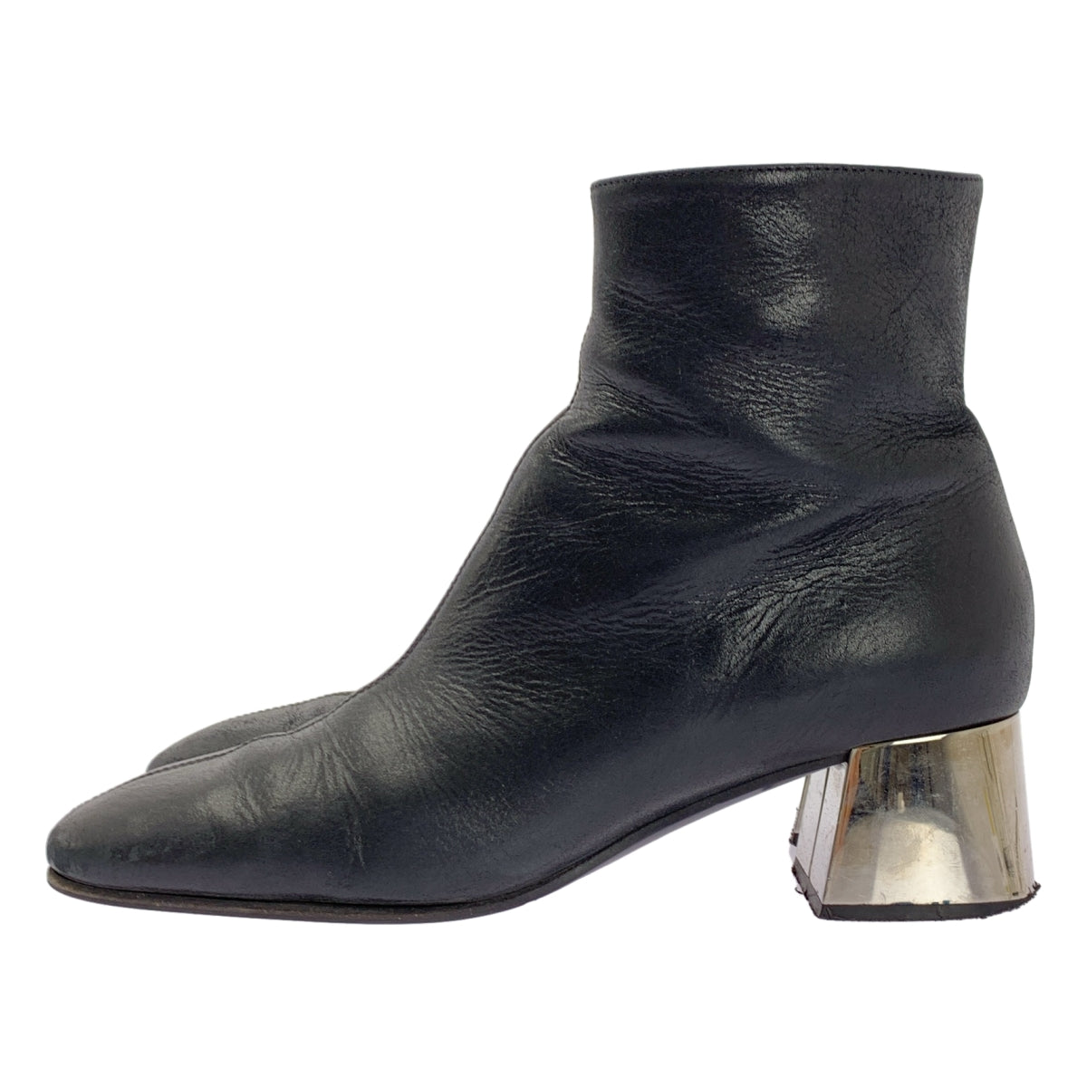 Sergio Rossi 方頭金屬跟靴 | 36碼 | 女款