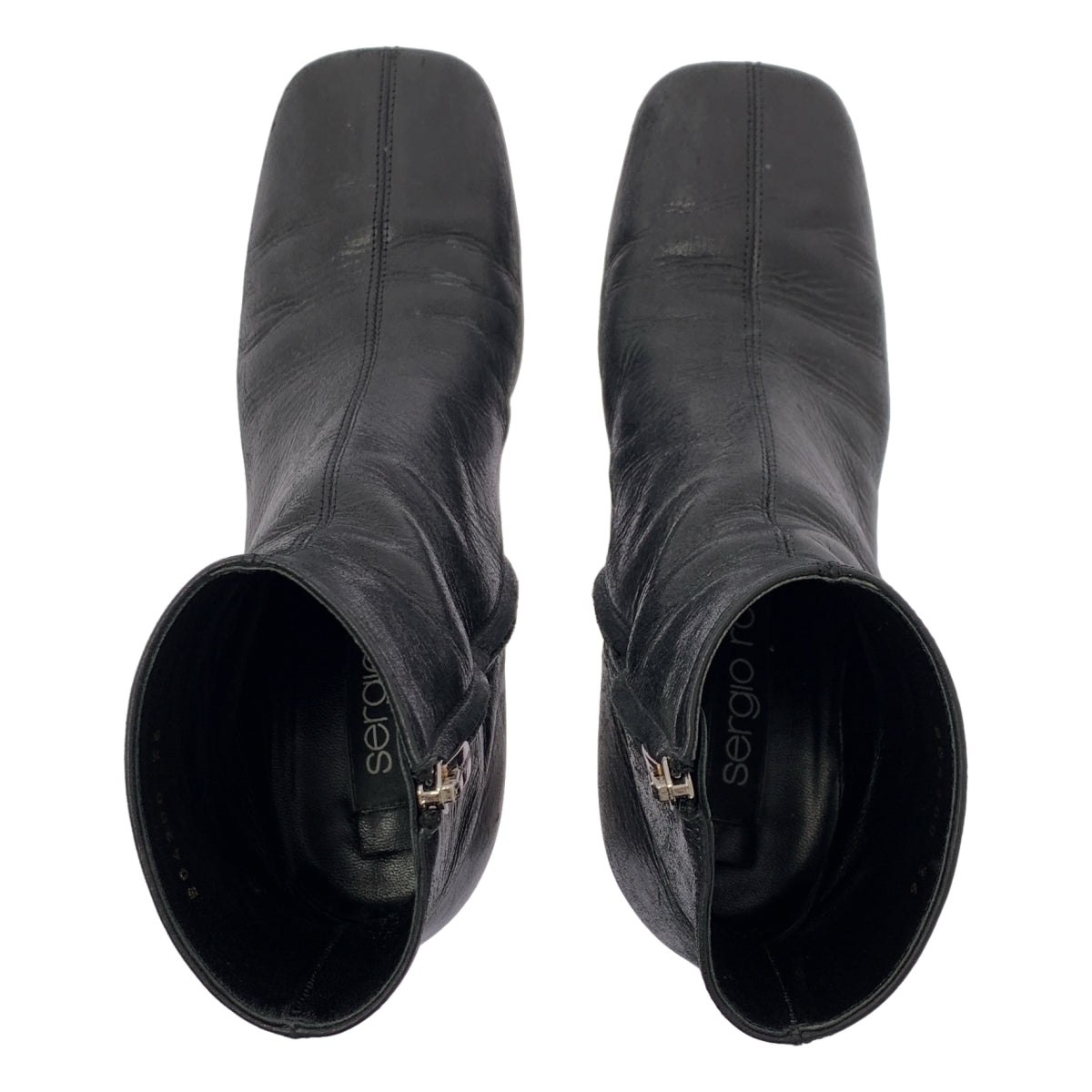 Sergio Rossi 方頭金屬跟靴 | 36碼 | 女款