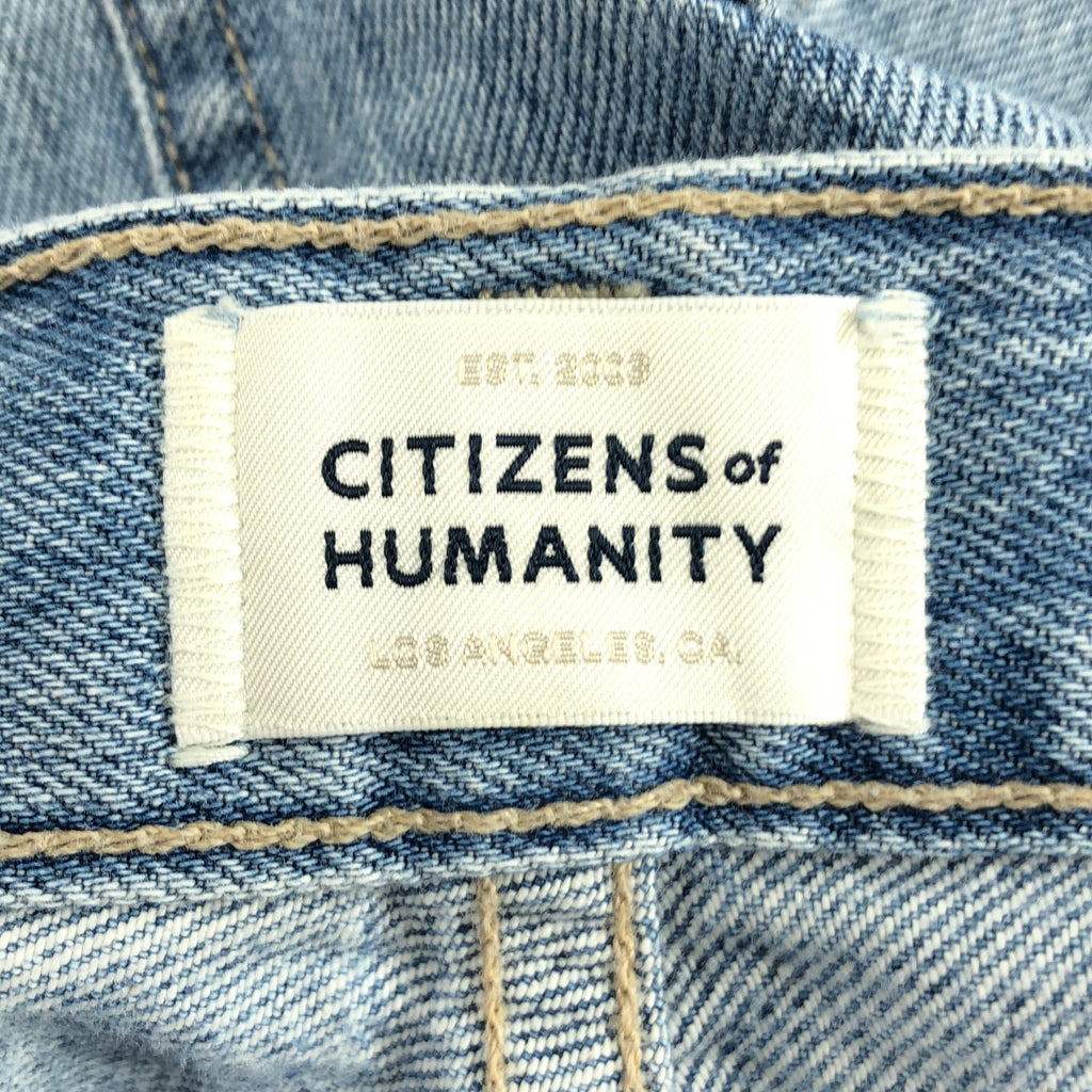 人類公民 | 2023 秋冬系列 | BRYNN 抽繩/捲邊闊腿牛仔褲 | 24 碼 | 女款