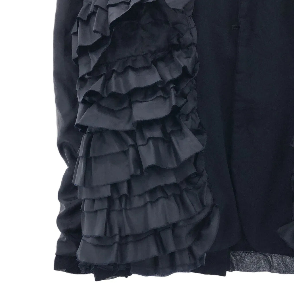 COMME des GARCONS COMME des GARCONS / 콤콤 | 2023SS | 뒤집을 수있는 프릴 노 컬러 재킷 | XS | 네이비 | 여성
