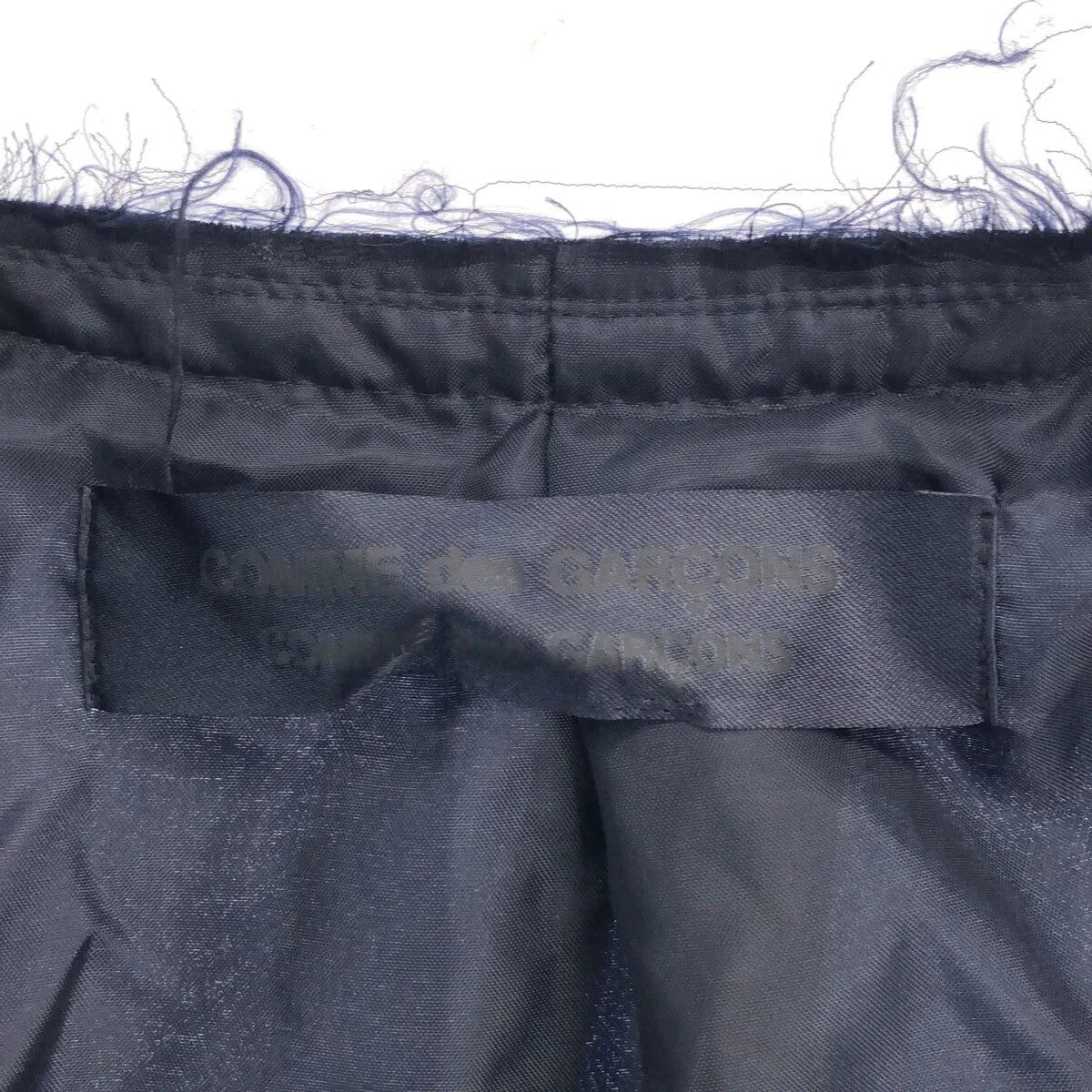 COMME des GARCONS COMME des GARCONS / 콤콤 | 2023SS | 뒤집을 수있는 프릴 노 컬러 재킷 | XS | 네이비 | 여성