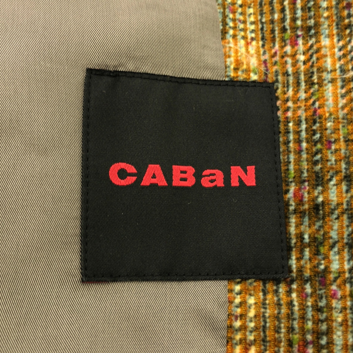 CABaN / キャバン | コットンコーデュロイ ファンシーツイードプリントジャケット | S | マルチカラー | レディース