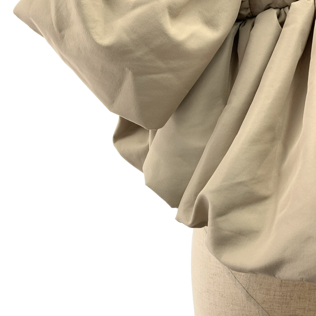 Kika Vargas / 키카 바르가스 | Chiara 래플 개더 볼륨 반소매 블라우스 | S |